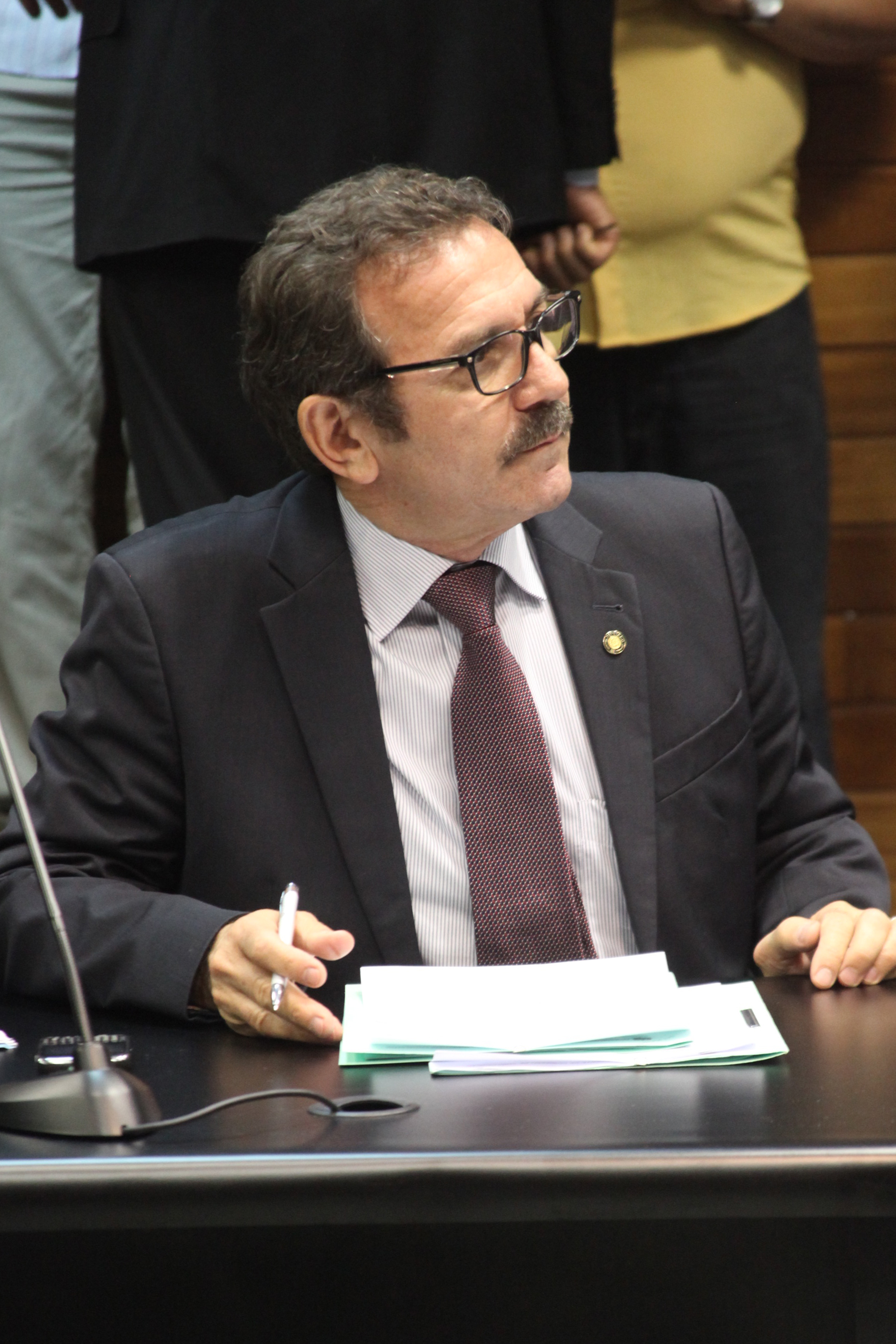 Deputado Serafim Venzon (PSDB). Comissão de Constituição e Justiça. Foto: Leonardo Gonçalves / Agência AL