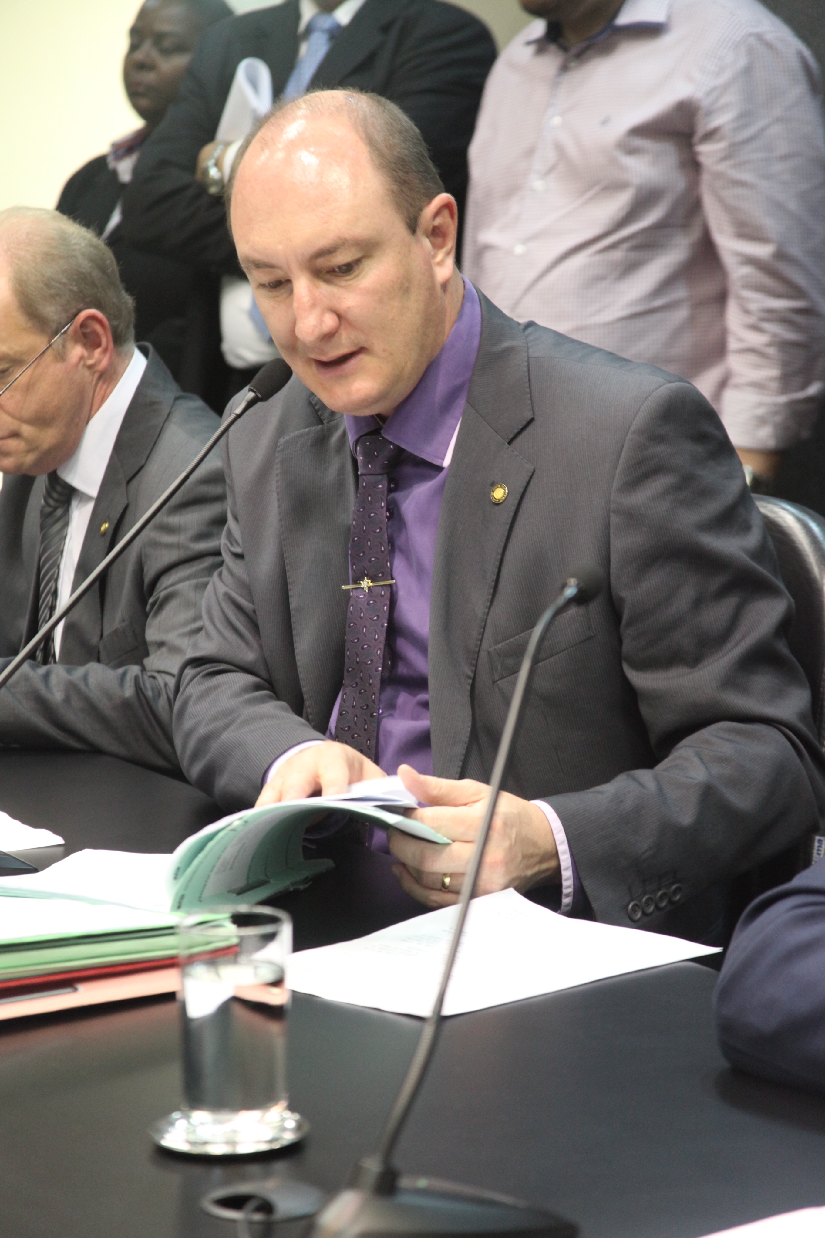 Deputado Mauro de Nadal (PMDB). Comissão de Constituição e Justiça. Foto: Leonardo Gonçalves / Agência AL