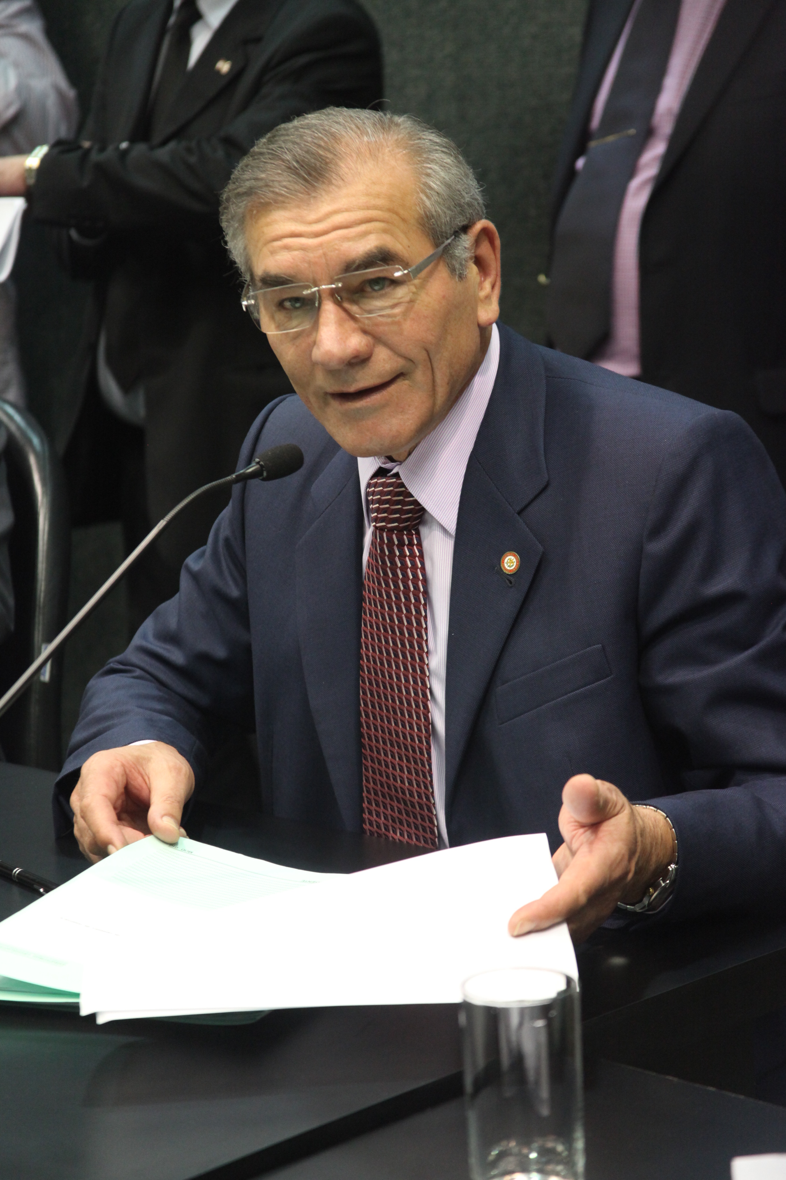 Deputado Silvio Dreveck (PP). Comissão de Constituição e Justiça. Foto: Leonardo Gonçalves / Agência AL