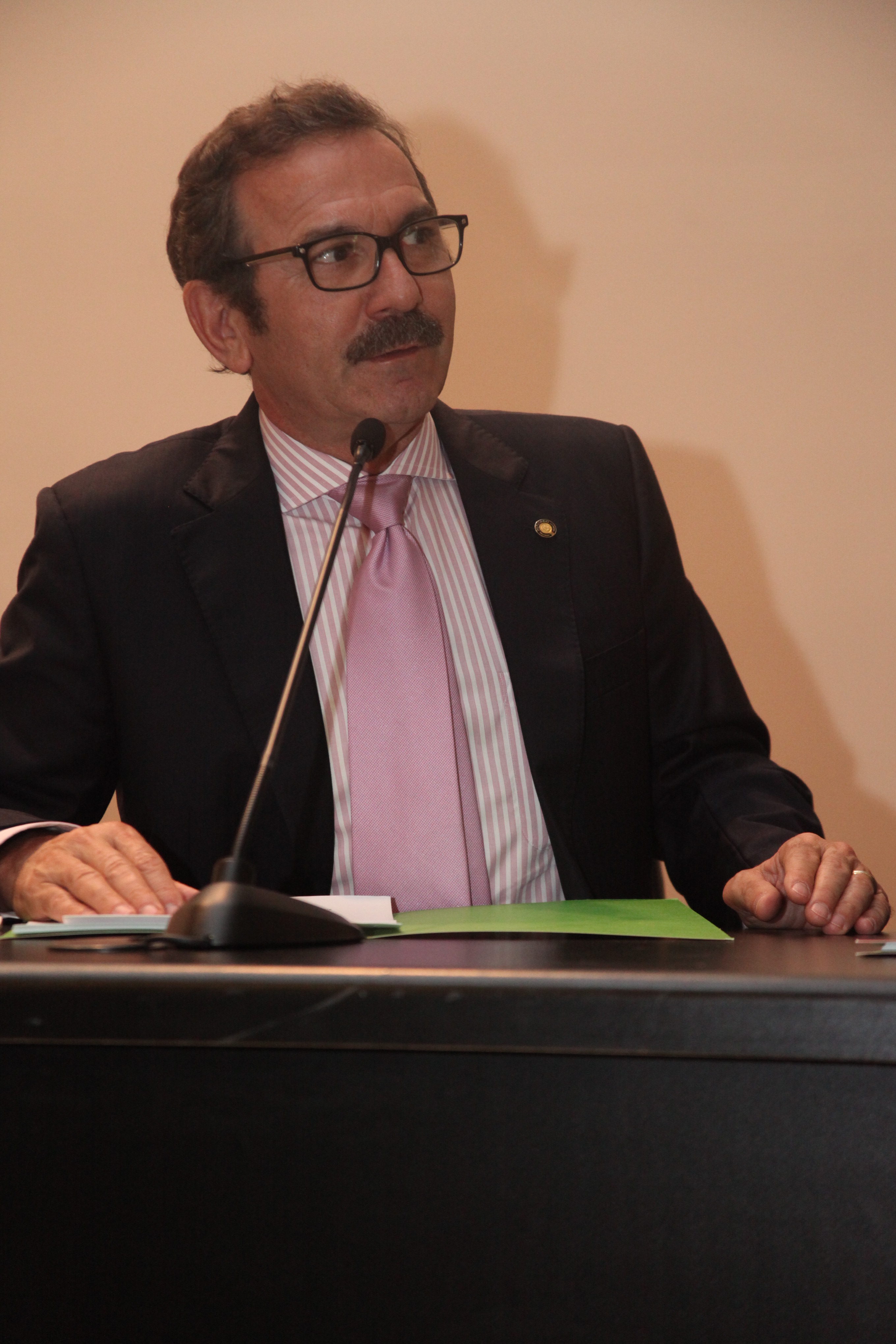 Deputado Serafim Venzon (PSDB). Audiência Pública sobre A Gestão do Fundo Estadual de Saúde. Foto: Leonardo Gonçalves / Agência AL