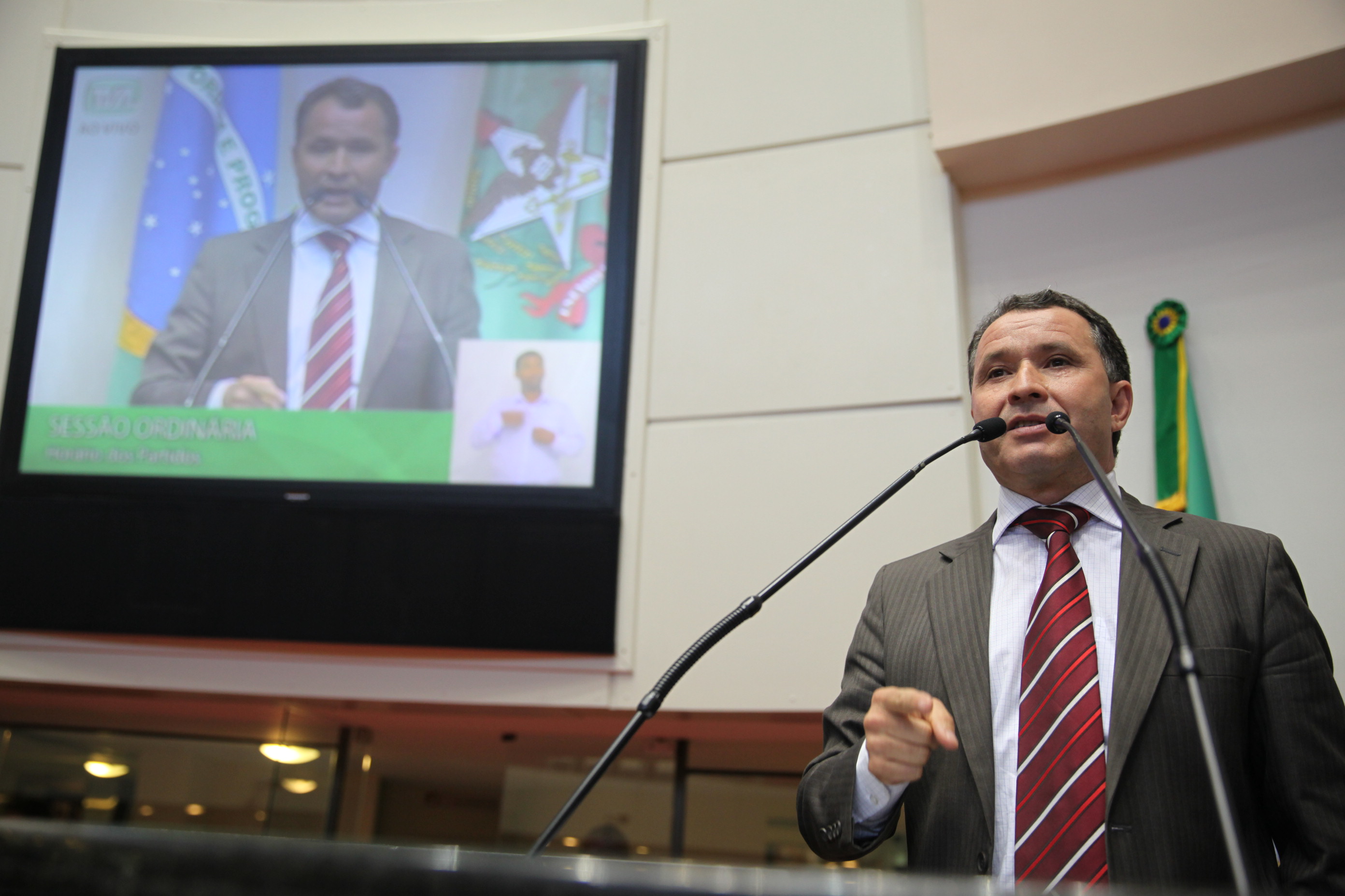 Sessão Ordinária  Plenário Osni Régis - Deputado Darci de Matos (PSD) - Foto : Lucas Gabriel Diniz / Agência AL