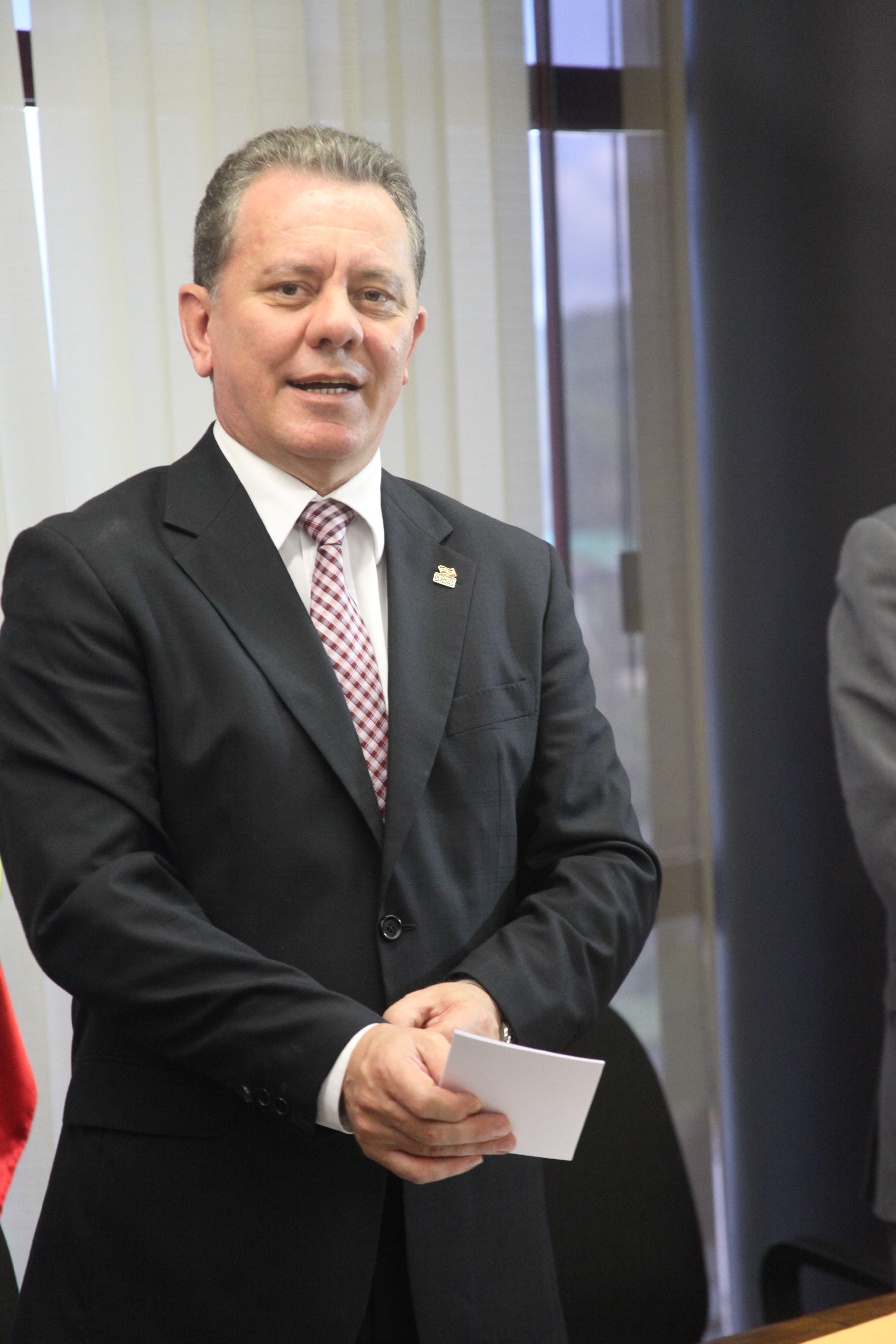 Ato de sanção de pacote de leis legislativas, entre elas a identificação biométrica neonatal. Foto: Leonardo Gonçalves