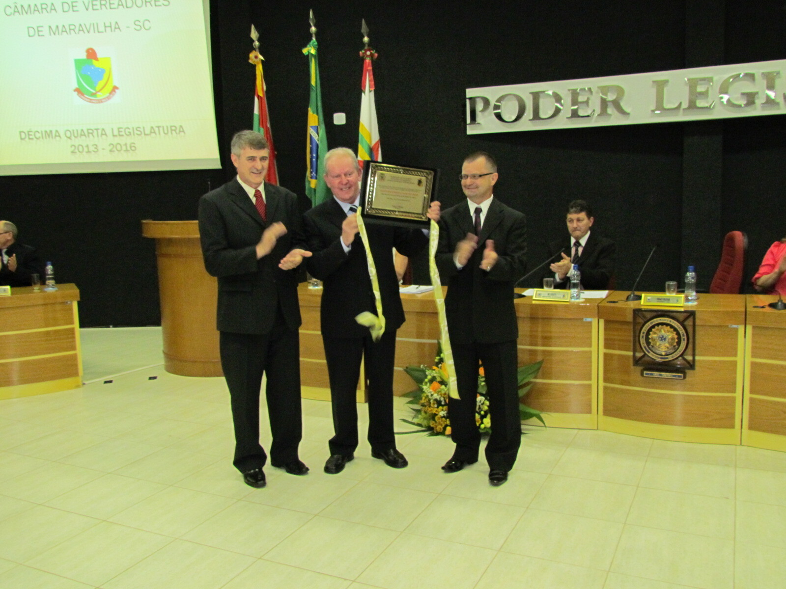 Marcos Vieira é cidadão honorário de Maravilha