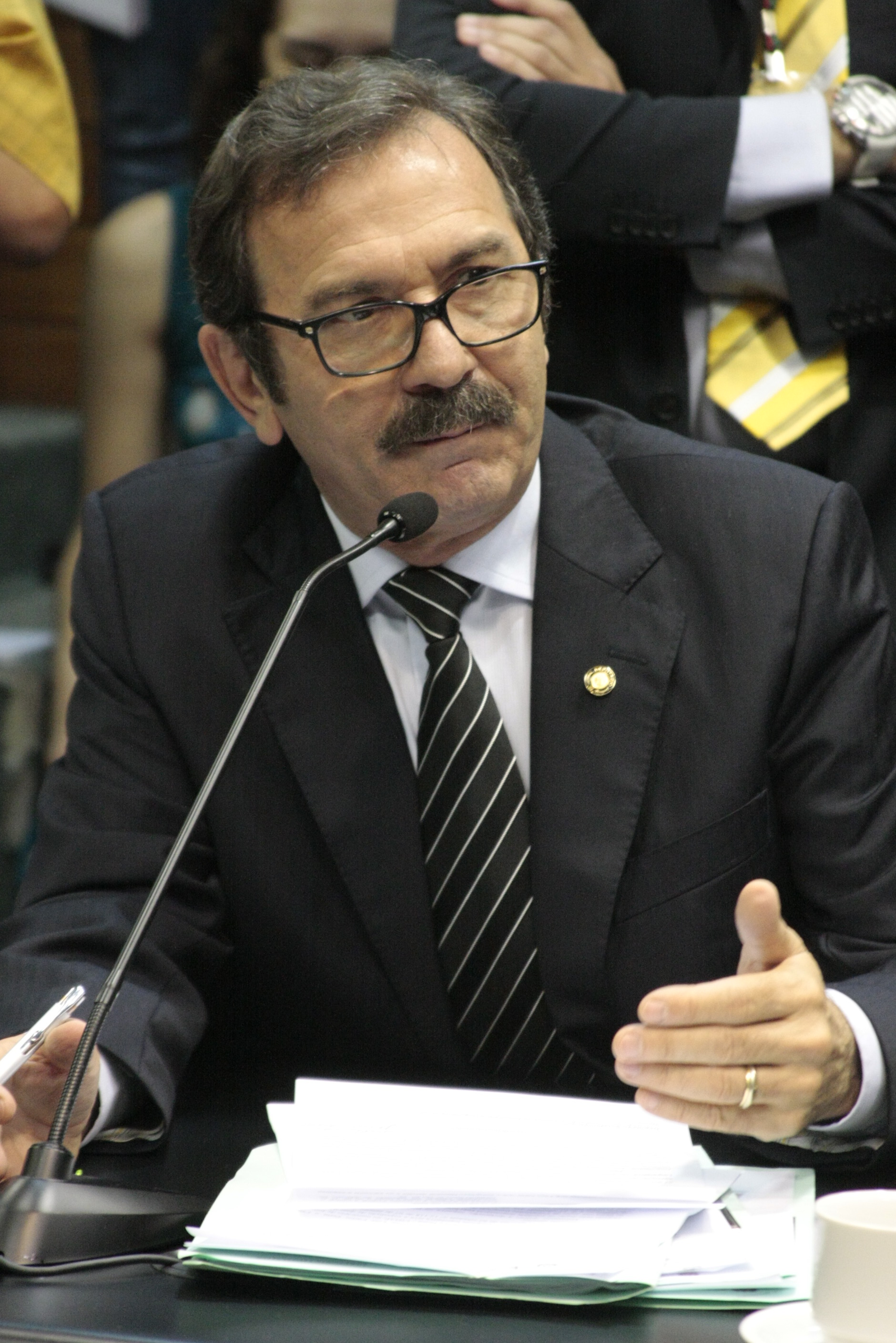 Deputado Serafim Venzon (PSDB). Reunião da Comissão de Constituição e Justiça. Foto: Fábio Queiroz / Agência AL