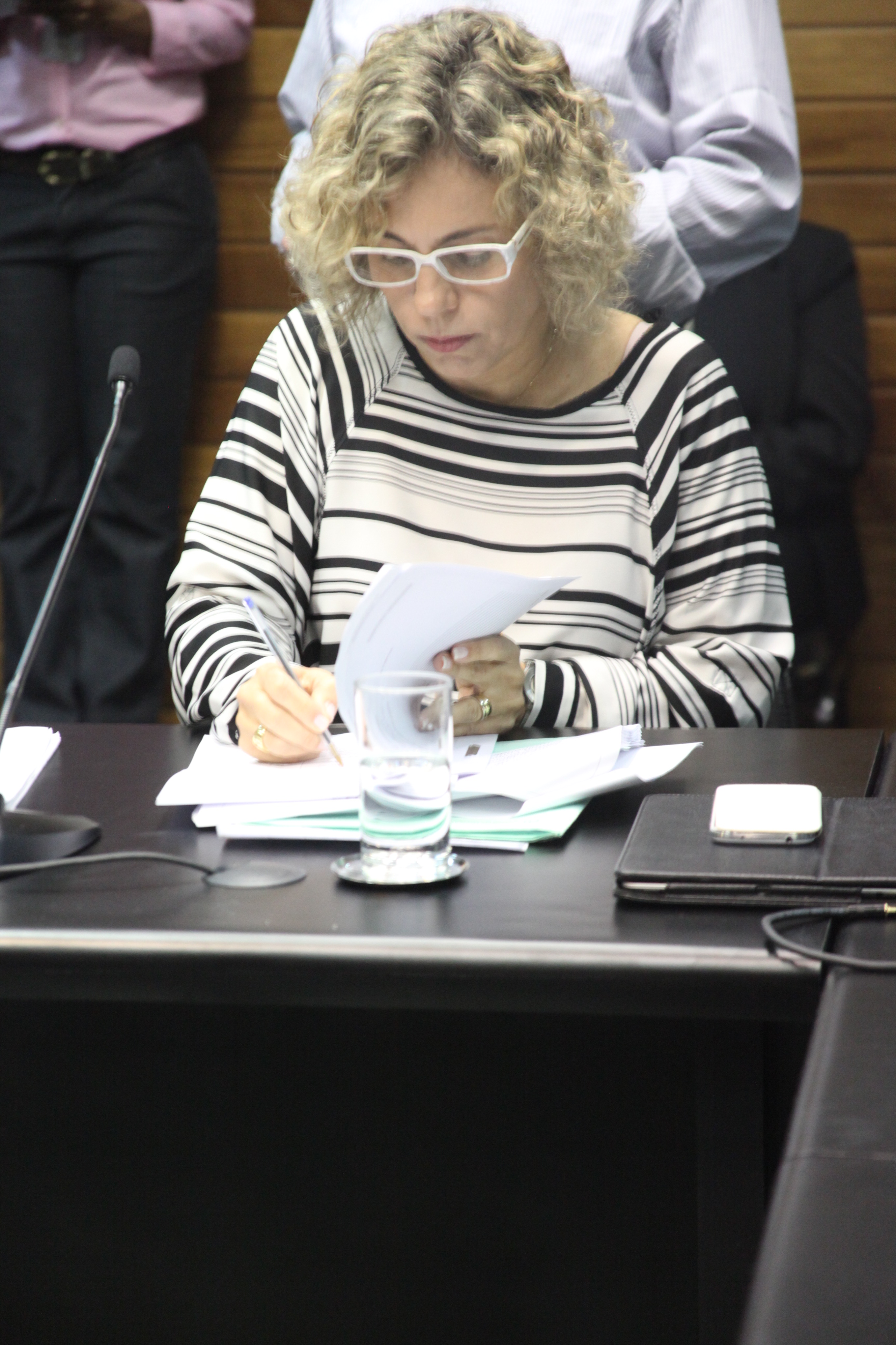 Deputada Ana Paula Lima (PT). Reunião da Comissão de Constituição e Justiça. Foto: Leonardo Gonçalves / Agência AL