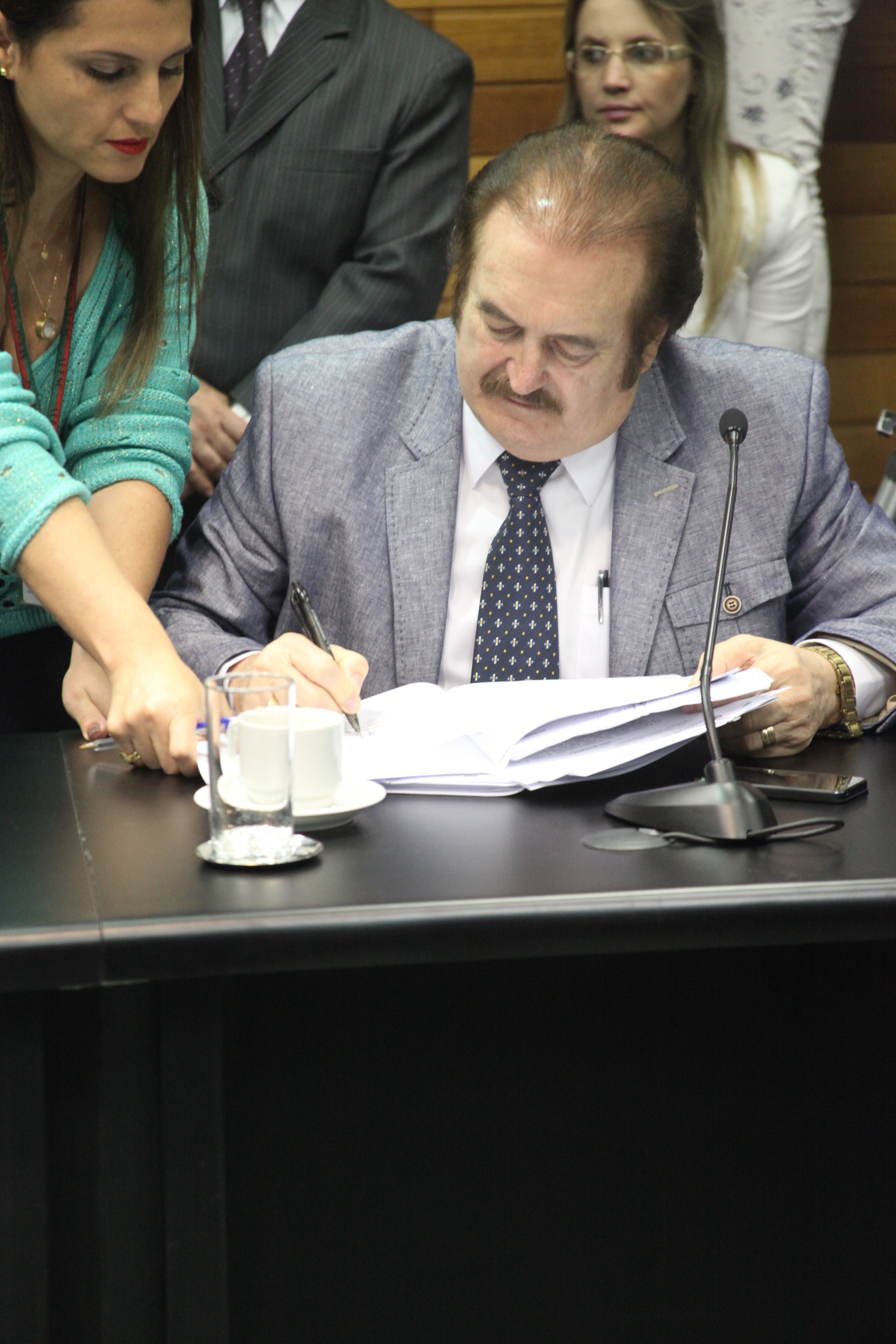 Deputado Narcizo Parisotto (DEM). Reunião da Comissão de Constituição e Justiça. Foto: Leonardo Gonçalves / Agência AL