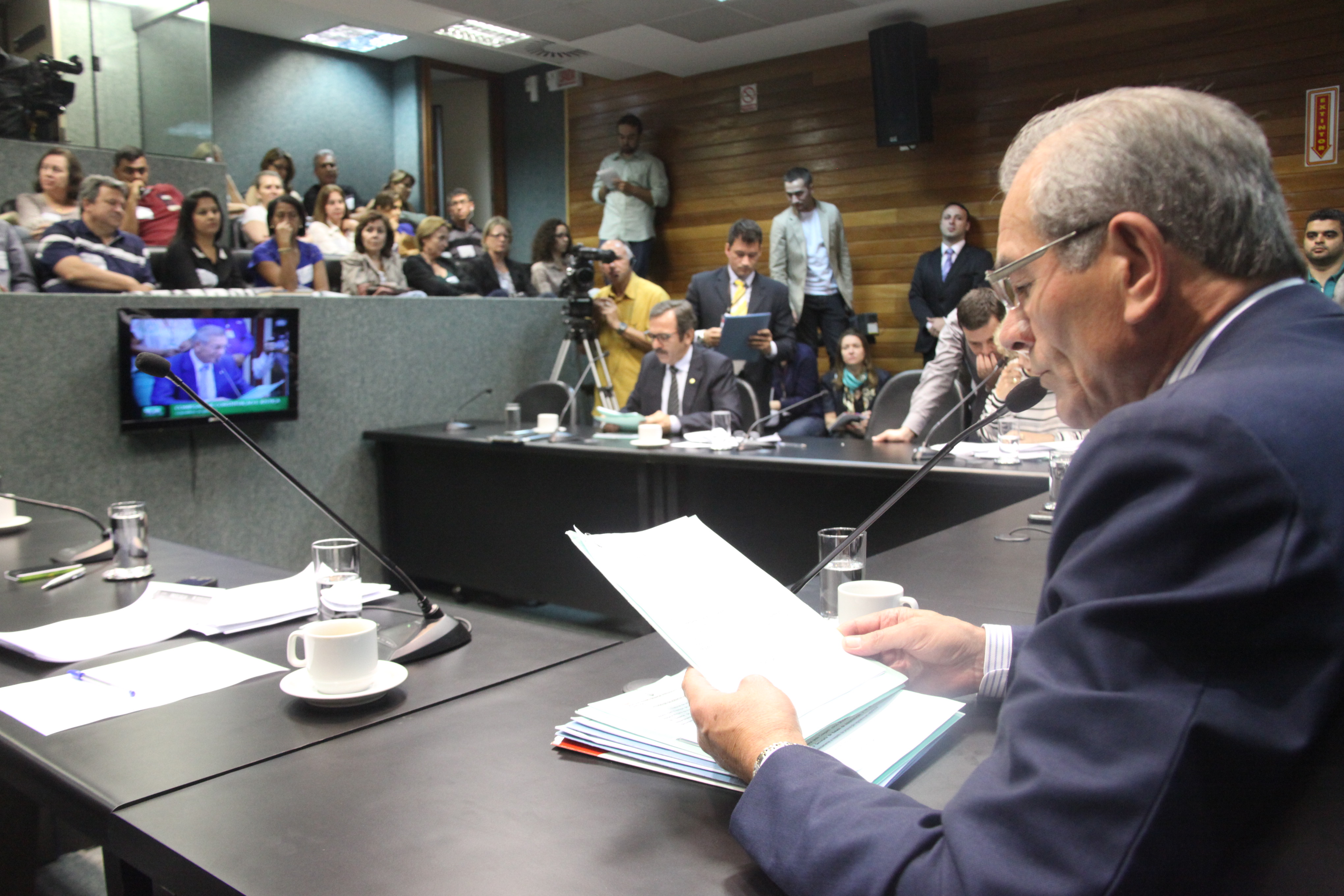 Reunião da Comissão de Constituição e Justiça. Foto: Leonardo Gonçalves / Agência AL