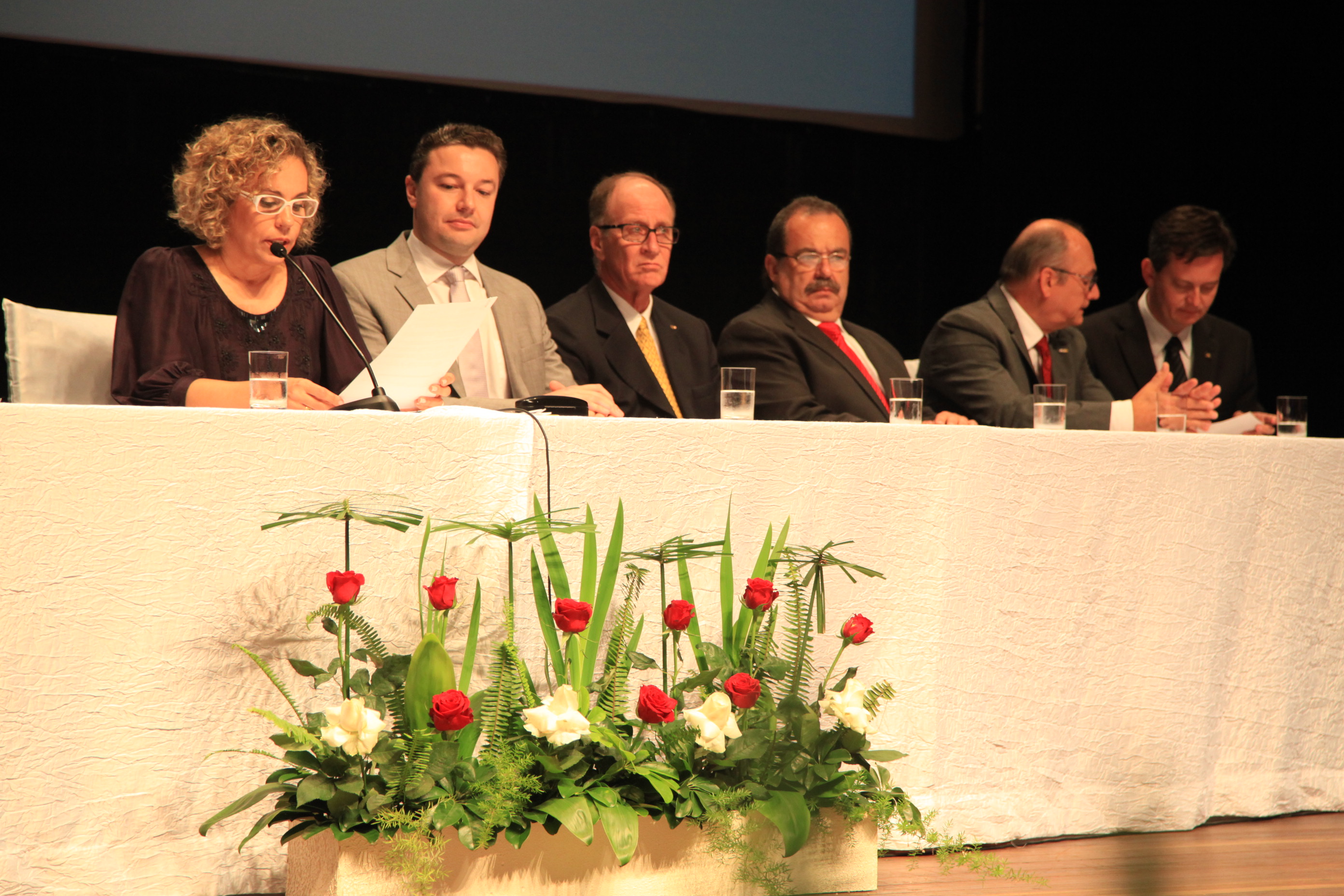 Sessão Solene em homenagem ao Sindicato do Comércio Varejista de Blumenau - SINDILOJAS pela passagem do seu cinquentenário de Fundação. Foto: Miriam Zomer/Agência AL