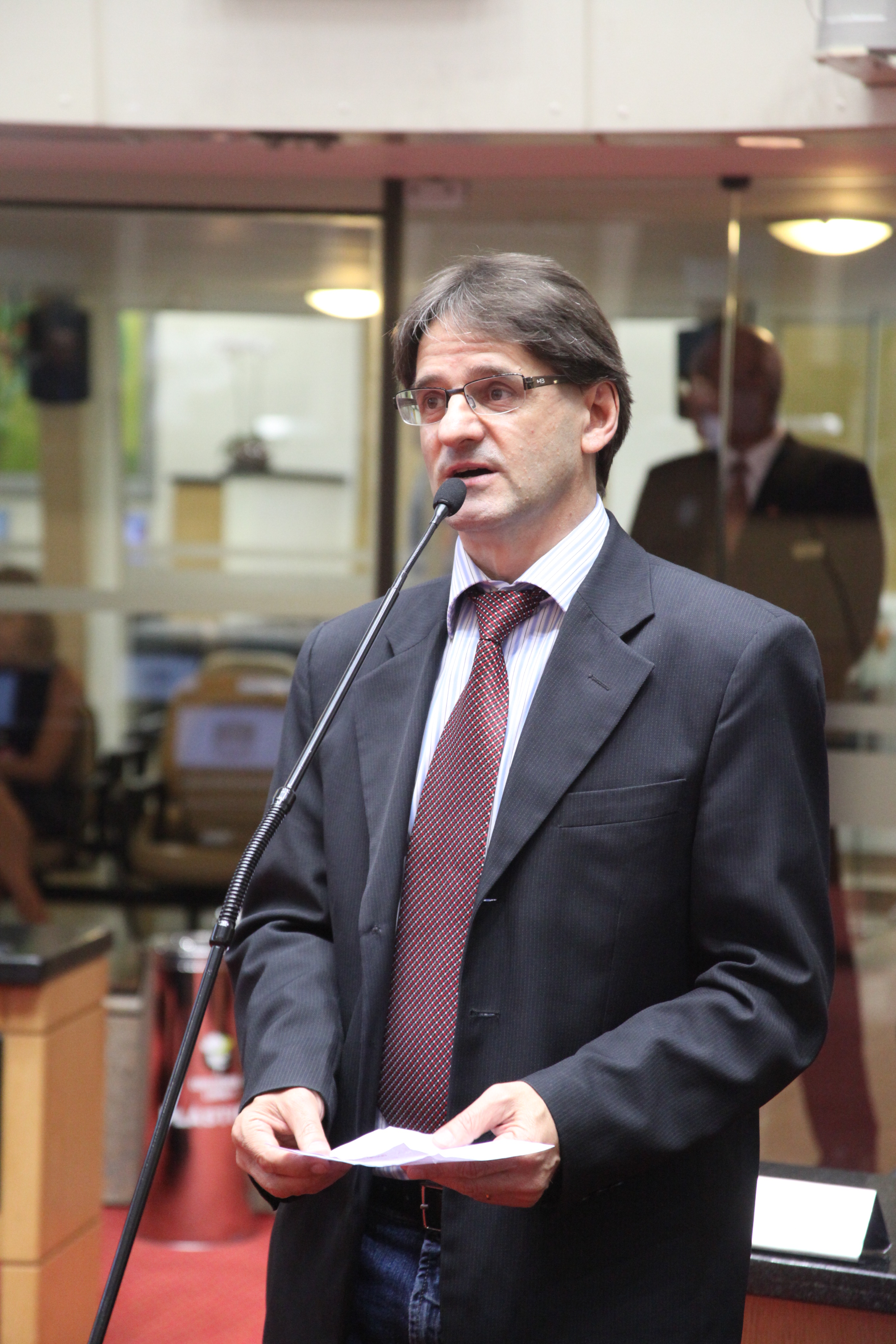 Deputado Neodi Saretta (PT). Sessão Ordinária. Foto: Leonardo Gonçalves / Agência AL