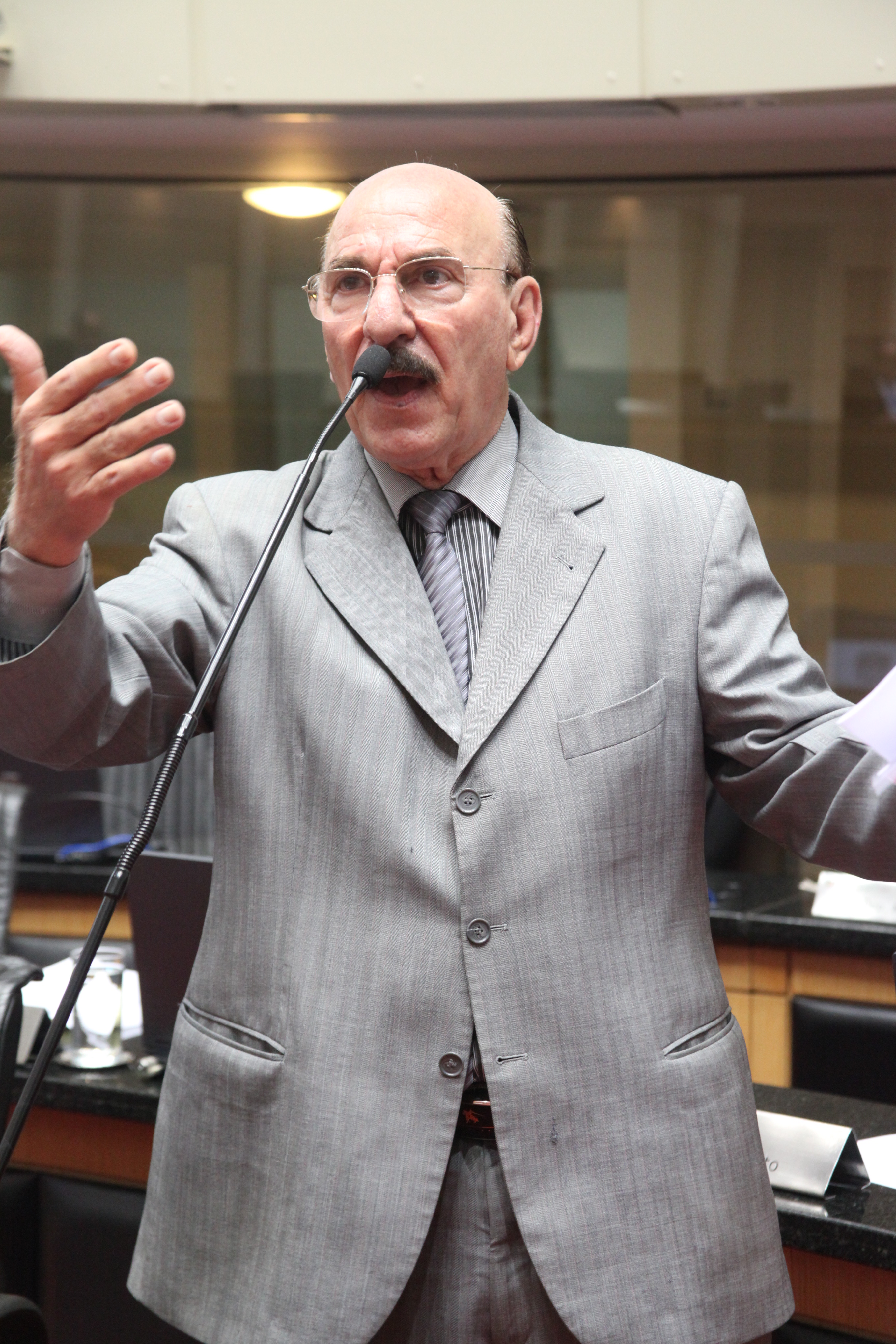 Deputado Manoel Mota (PMDB). Sessão Ordinária. Foto: Leonardo Gonçalves / Agência AL