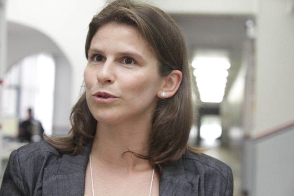 Seminário Catarinense de Desenvolvimento Social. Elena Casagrande Rech, Diretora de Desenvolvimento Social de Capinzal. Foto Carlos Kilian/Agência AL