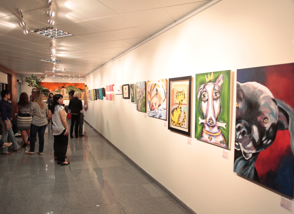 Exposição Coletiva O Olhar do Artista Sobre a Causa Animal  Foto Carlos Kilian/Agencia AL