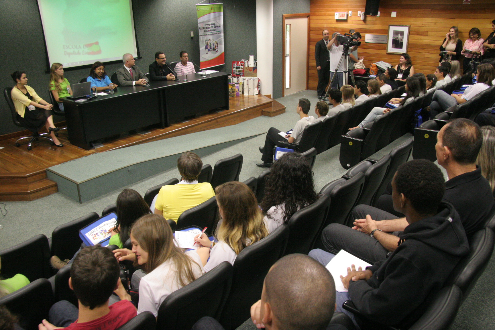Abertura do Parlamento Jovem. Foto: Eduardo Guedes de Oliveira / Agência AL
