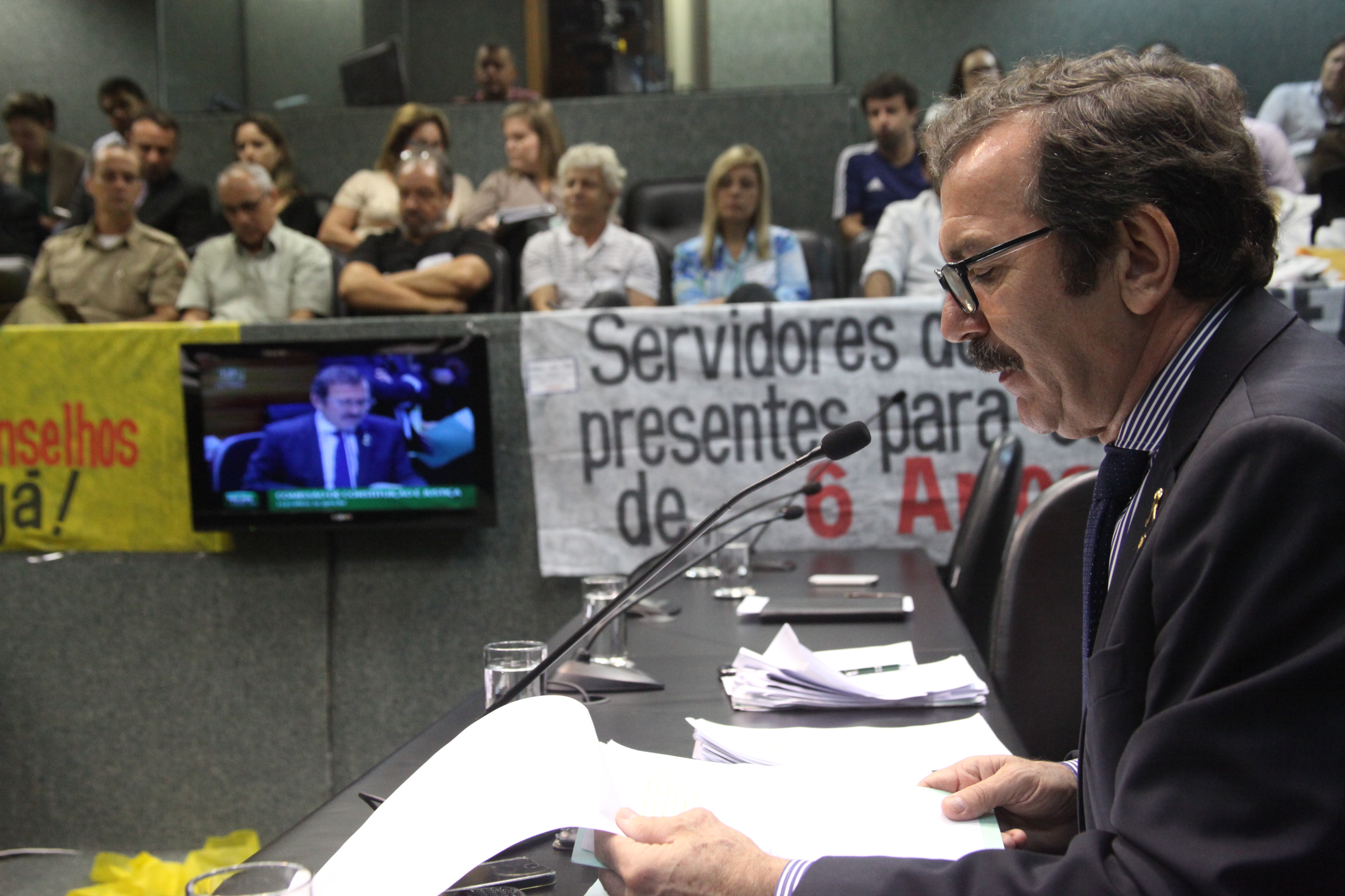 Reunião da Comissão de Constituição e Justiça. Foto: Leonardo Gonçalves/ Agência AL