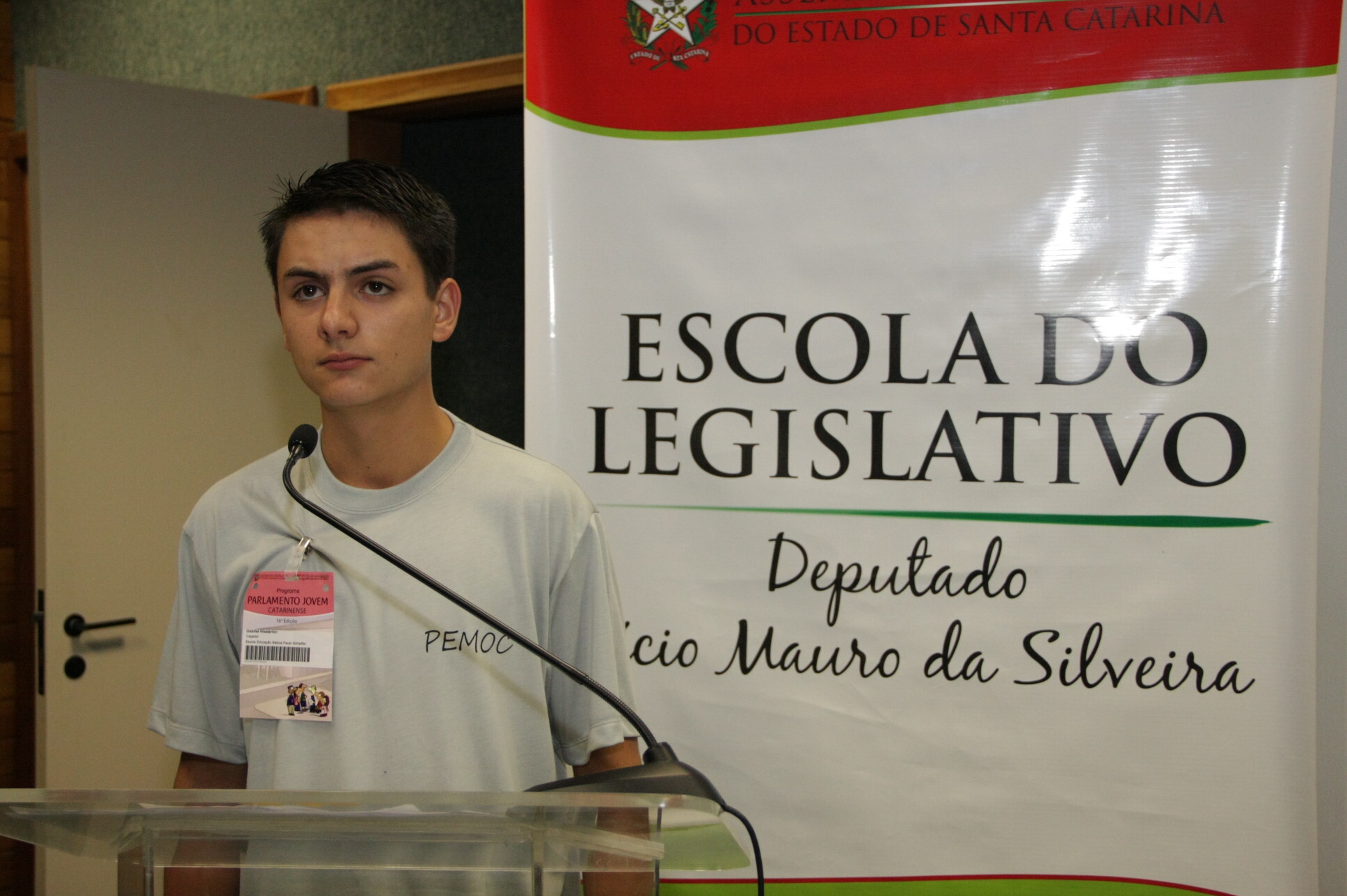 16 ª edição do programa Parlamento Jovem Catarinense. Foto: Pedro Squizatto Fernandes