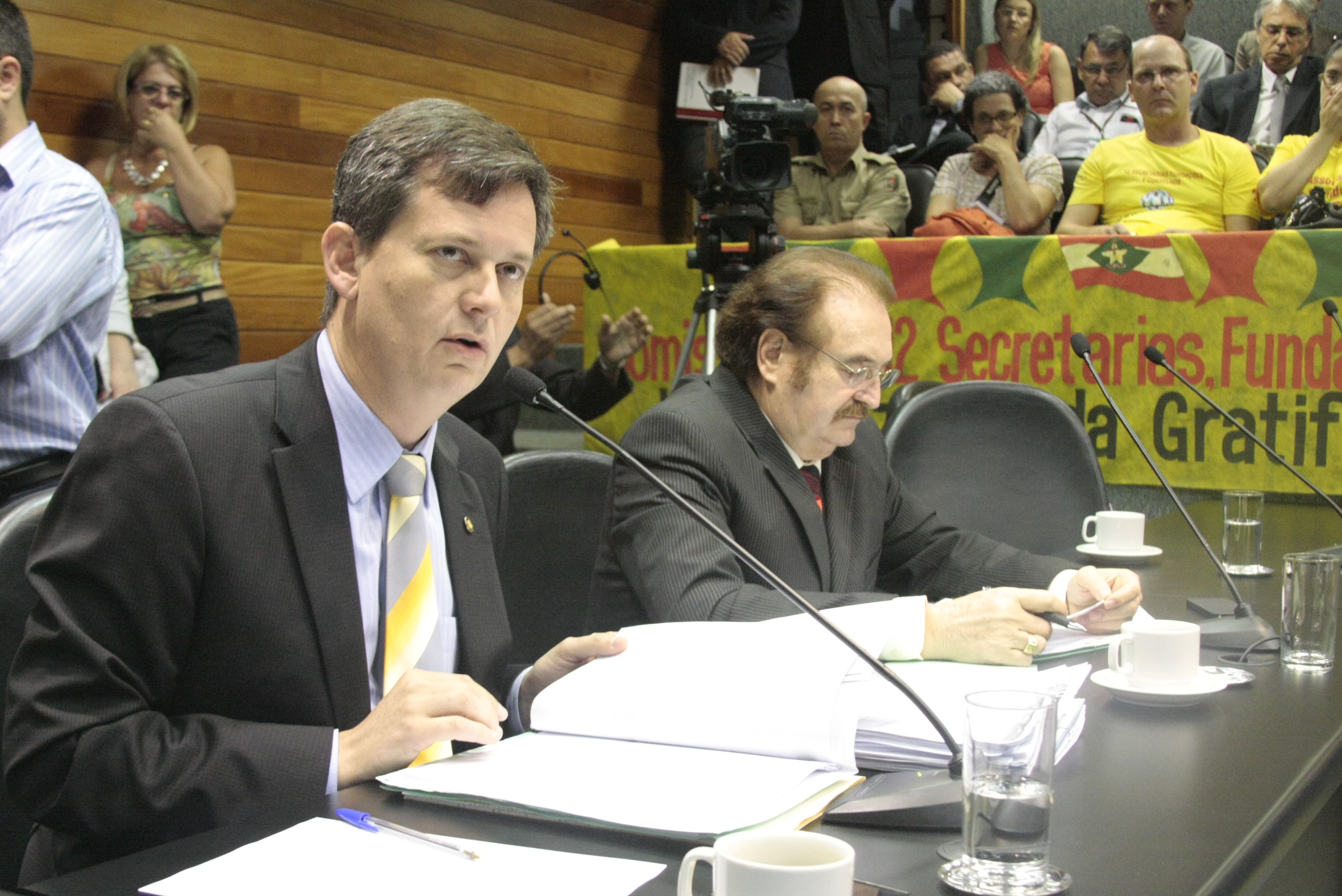 Reunião da Comissão de Constituição e Justiça. Foto: Fábio Queiroz / Agência AL