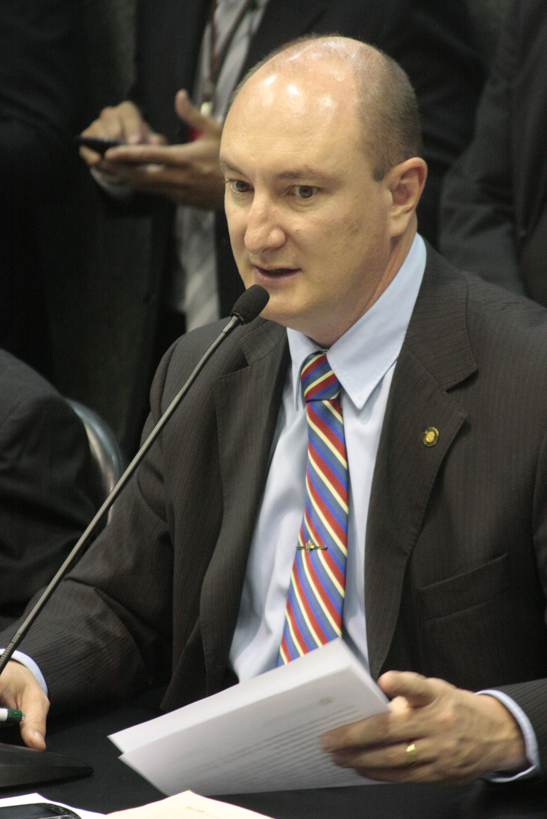 Deputado Mauro de Nadal (PMDB). Reunião da Comissão de Constituição e Justiça. Foto: Fábio Queiroz / Agência AL