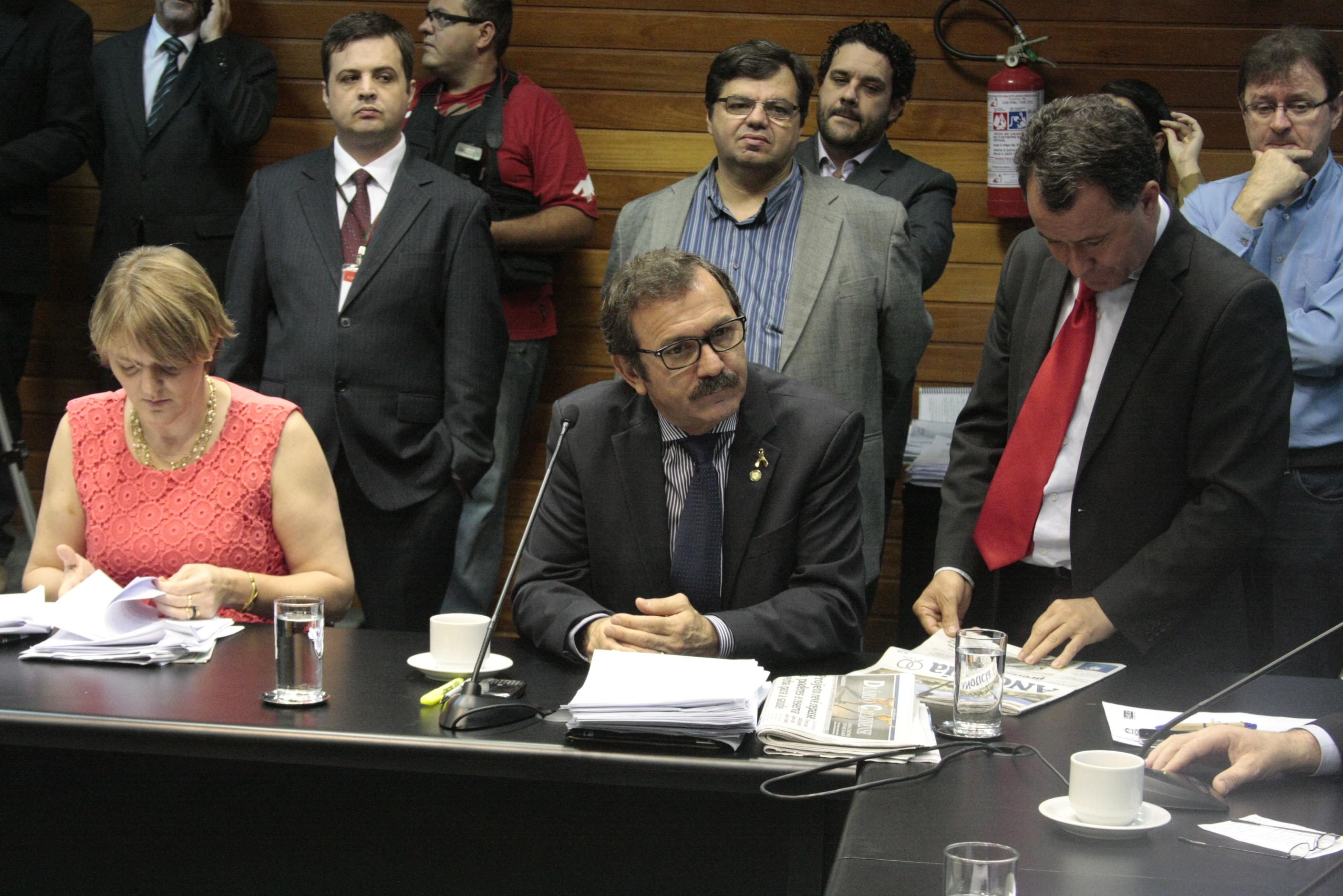 Reunião da Comissão de Constituição e Justiça. Foto: Fábio Queiroz / Agência AL