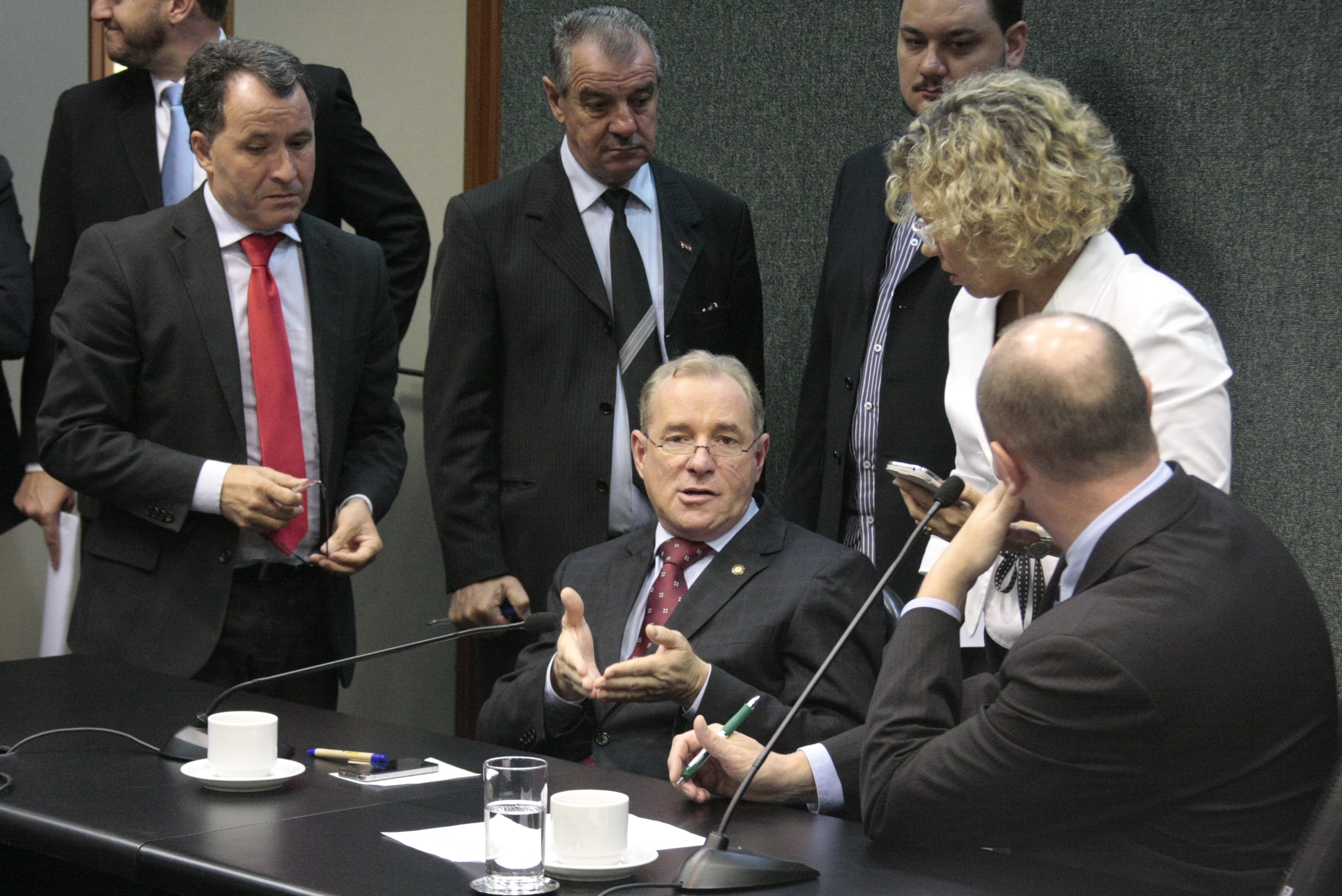 Reunião da Comissão de Constituição e Justiça. Foto: Fábio Queiroz / Agência AL