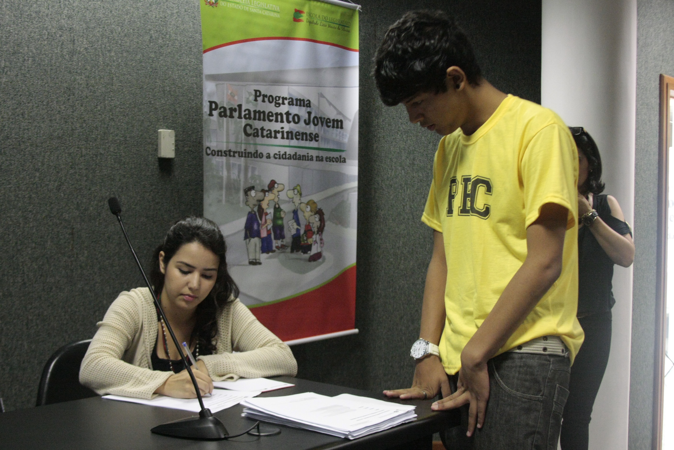 Décima sexta edição do Parlamento Jovem Catarinense. Foto: Fábio Queiroz / Agência AL
