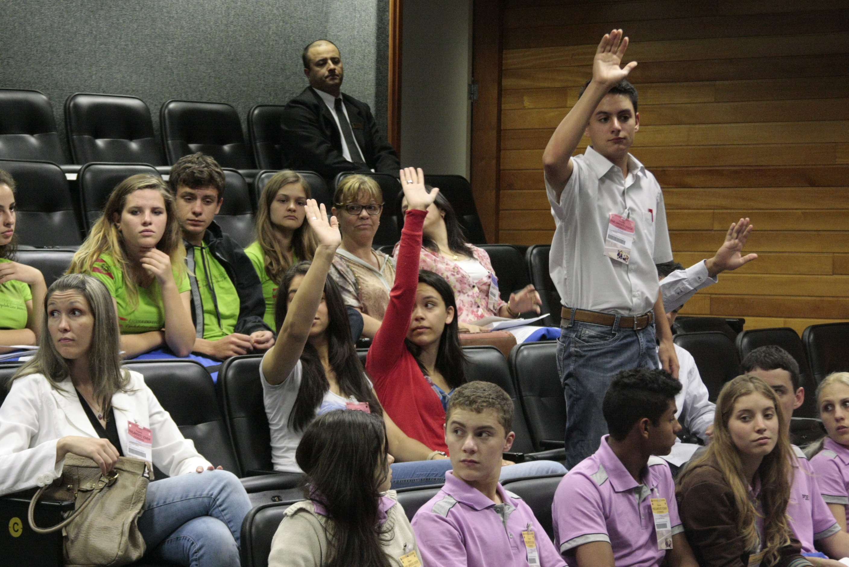 Décima sexta edição do Parlamento Jovem Catarinense. Foto: Fábio Queiroz / Agência AL