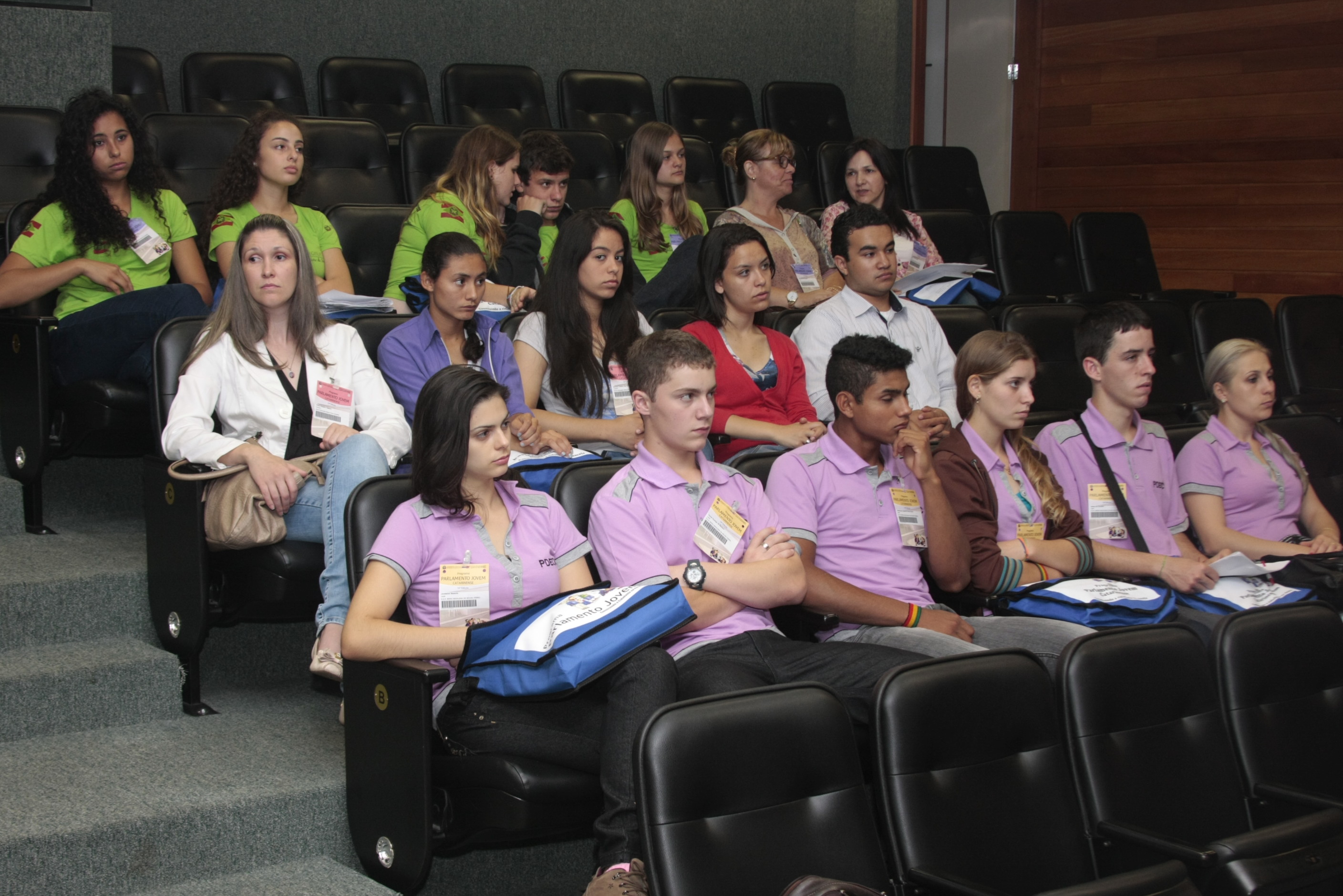 Décima sexta edição do Parlamento Jovem Catarinense. Foto: Fábio Queiroz / Agência AL