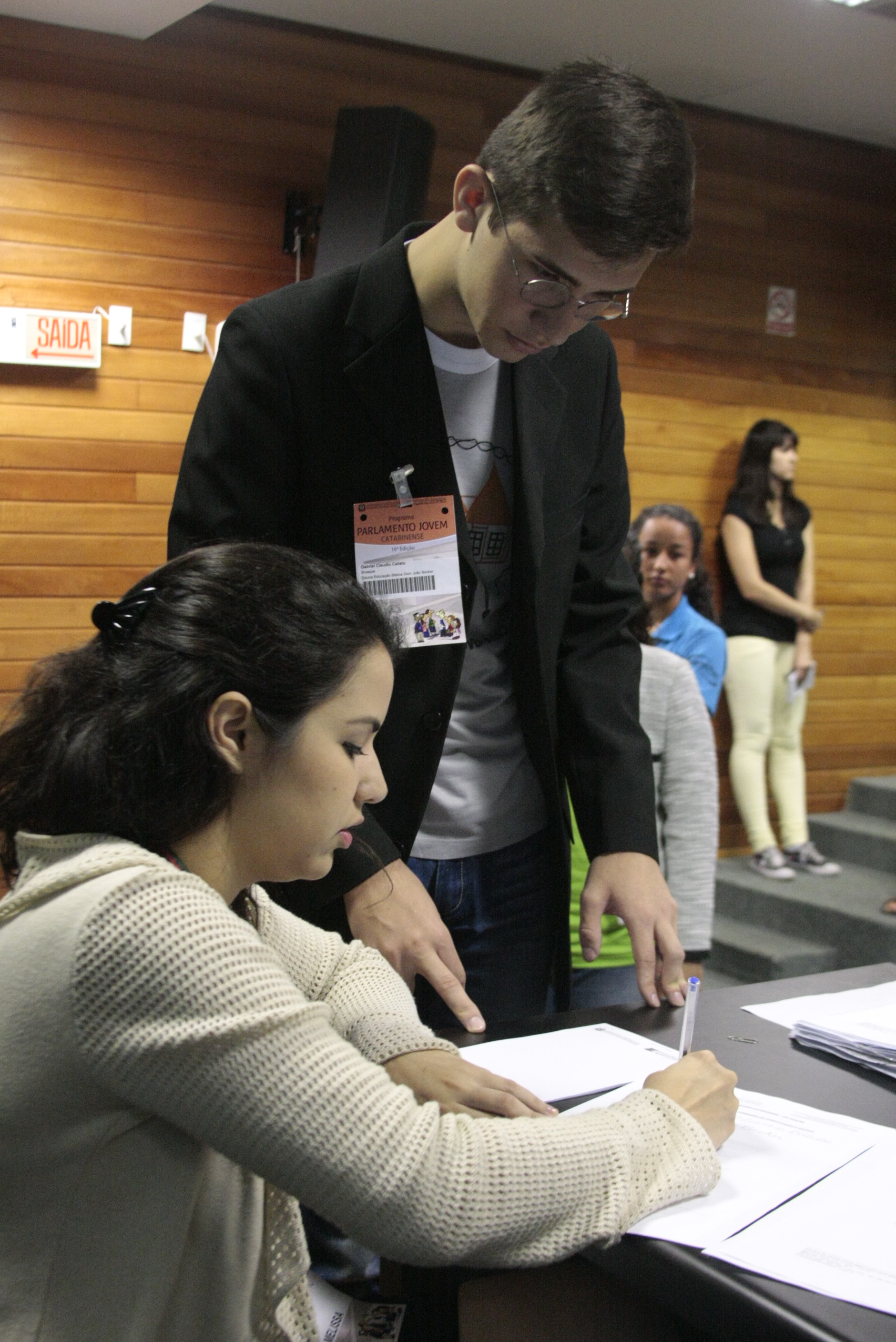 Décima sexta edição do Parlamento Jovem Catarinense. Foto: Fábio Queiroz / Agência AL