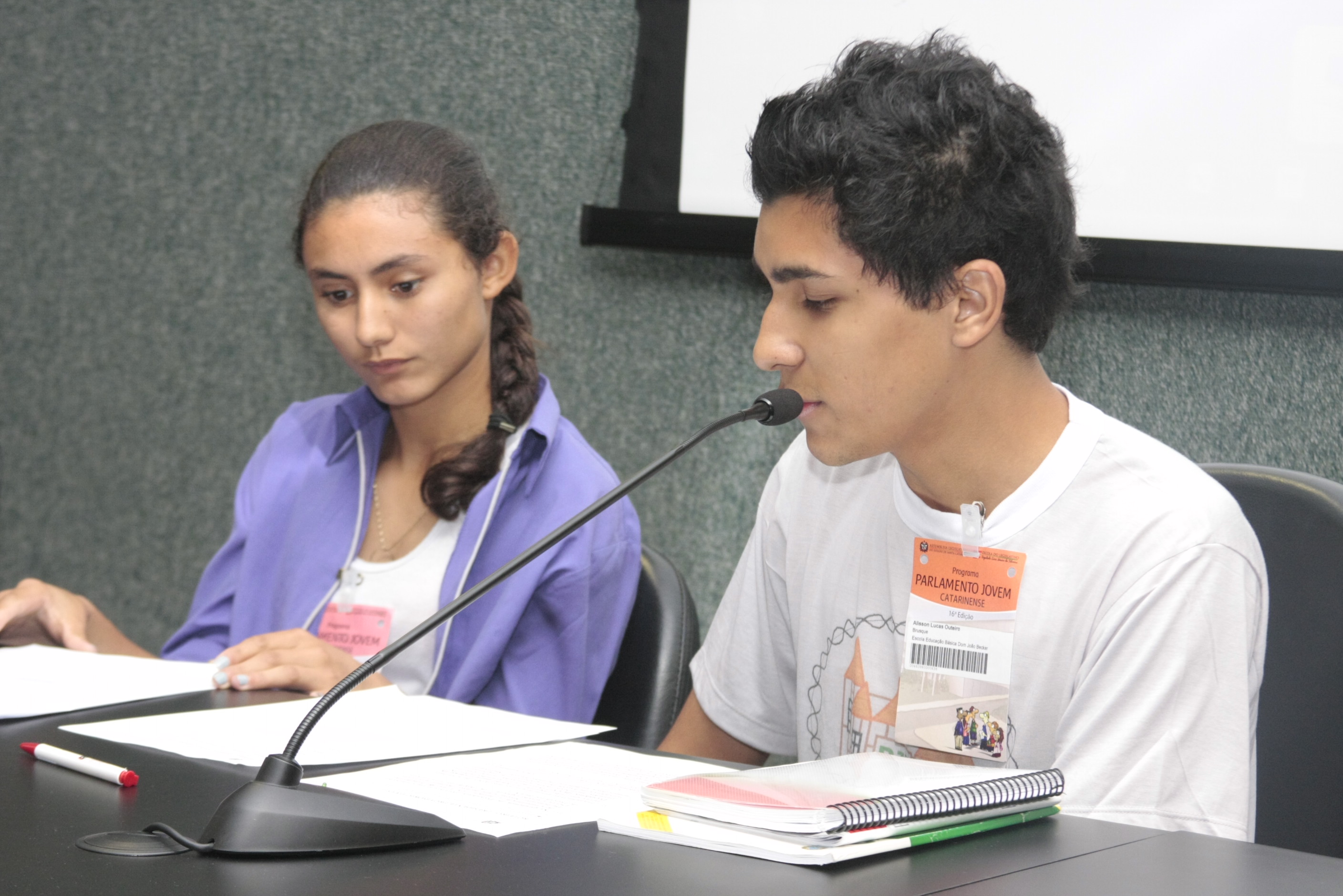 Décima sexta edição do Parlamento Jovem Catarinense. Foto: Fábio Queiroz / Agência AL
