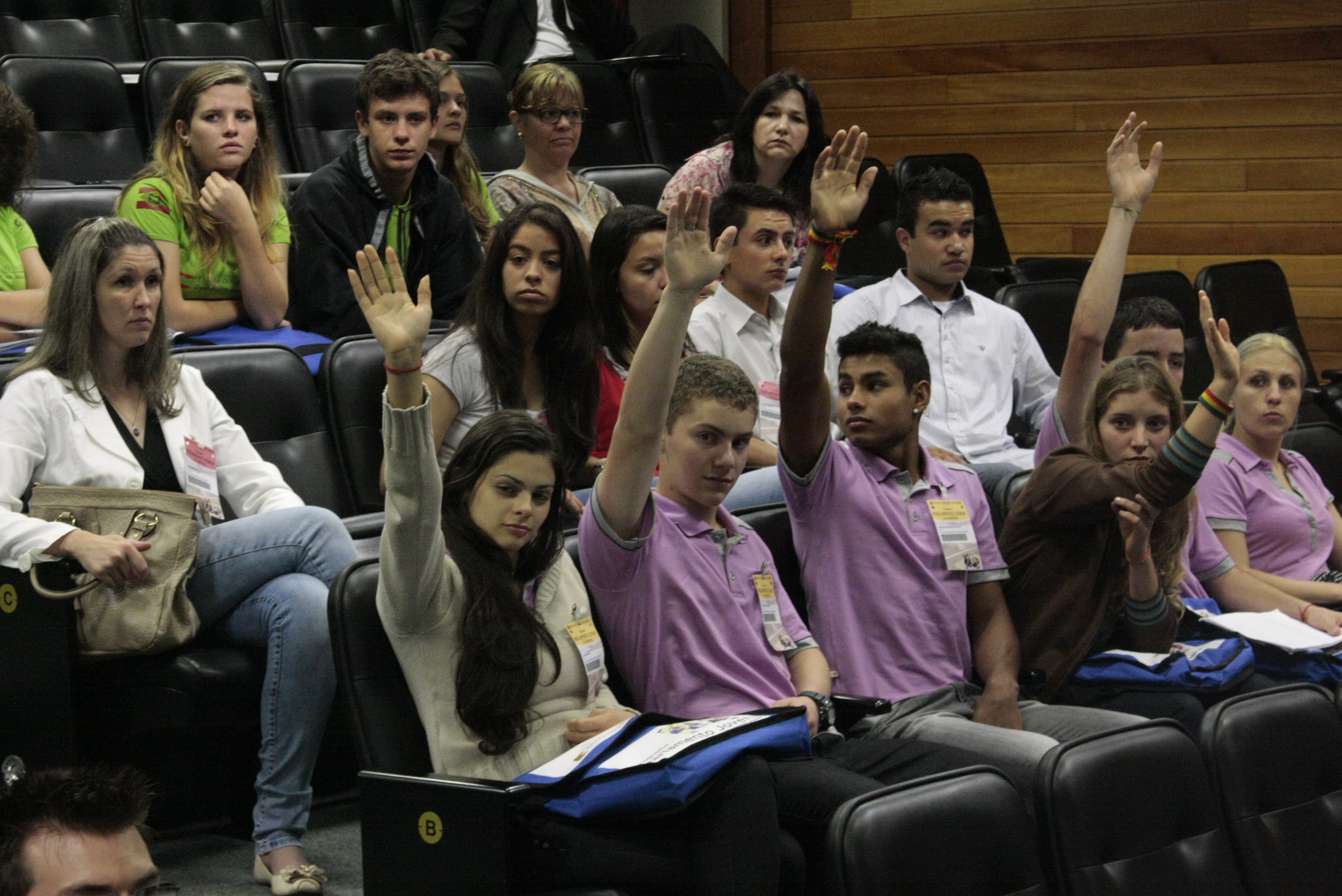 Décima sexta edição do Parlamento Jovem Catarinense. Foto: Fábio Queiroz / Agência AL