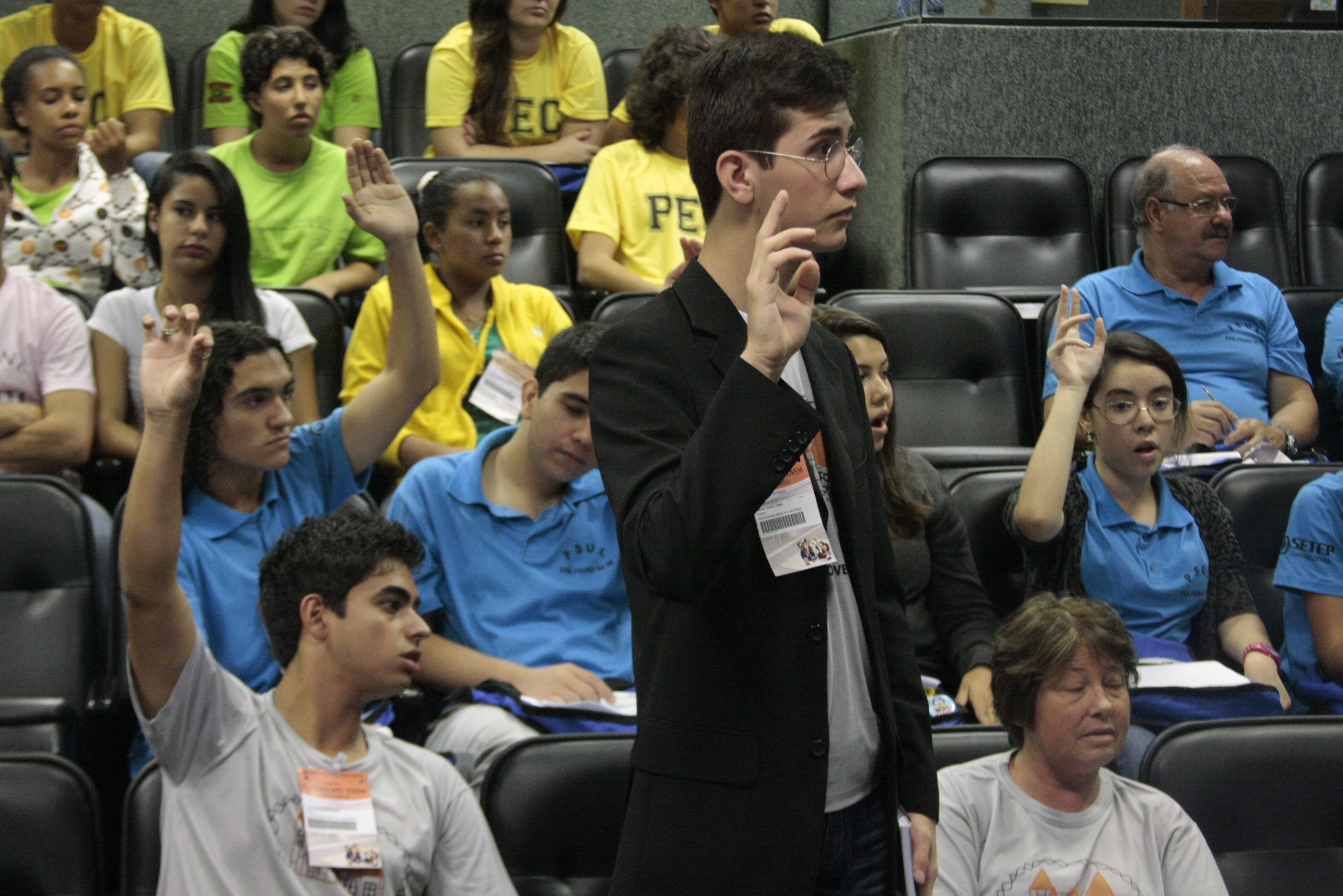 Décima sexta edição do Parlamento Jovem Catarinense. Foto: Fábio Queiroz / Agência AL