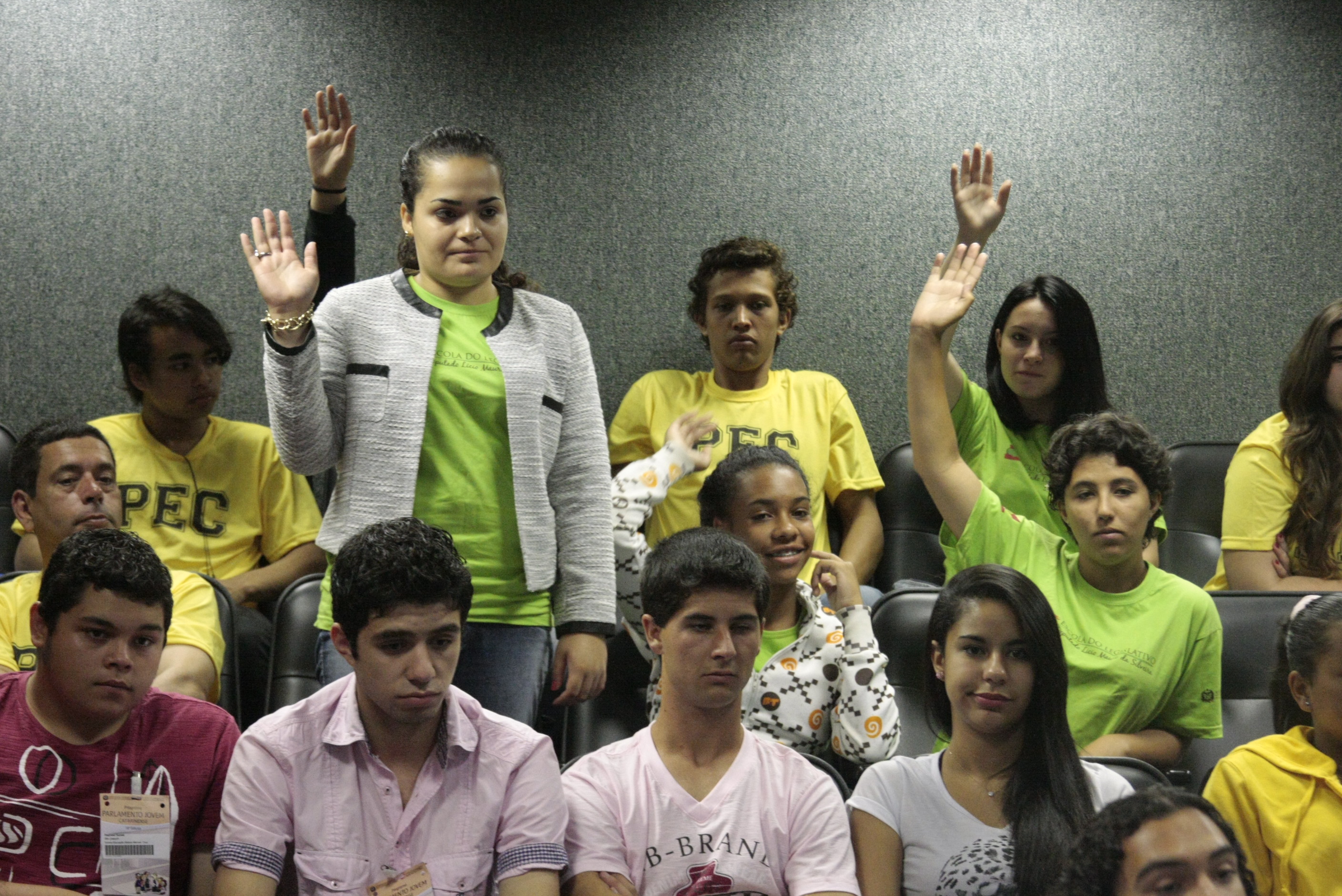 Décima sexta edição do Parlamento Jovem Catarinense. Foto: Fábio Queiroz / Agência AL