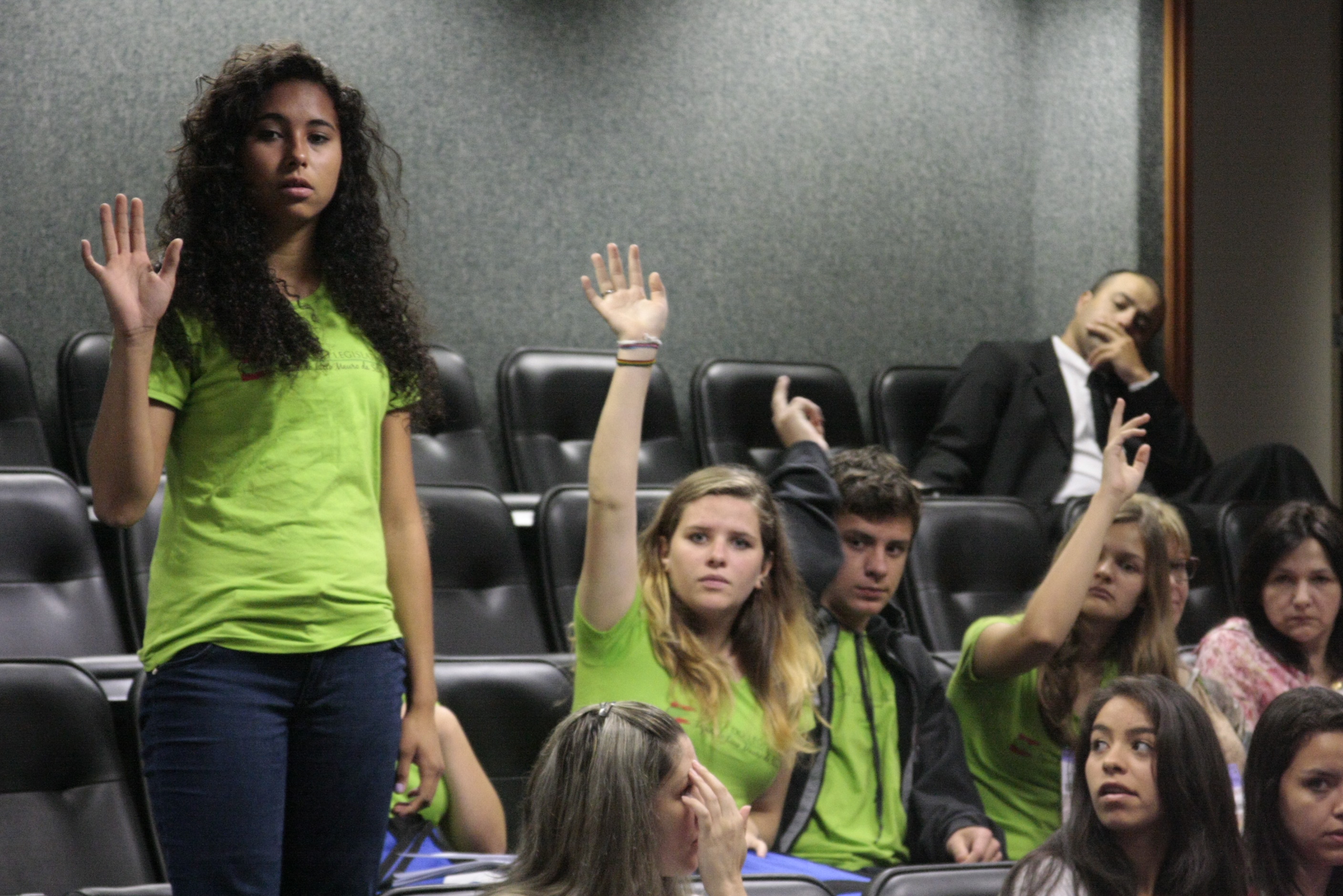 Décima sexta edição do Parlamento Jovem Catarinense. Foto: Fábio Queiroz / Agência AL
