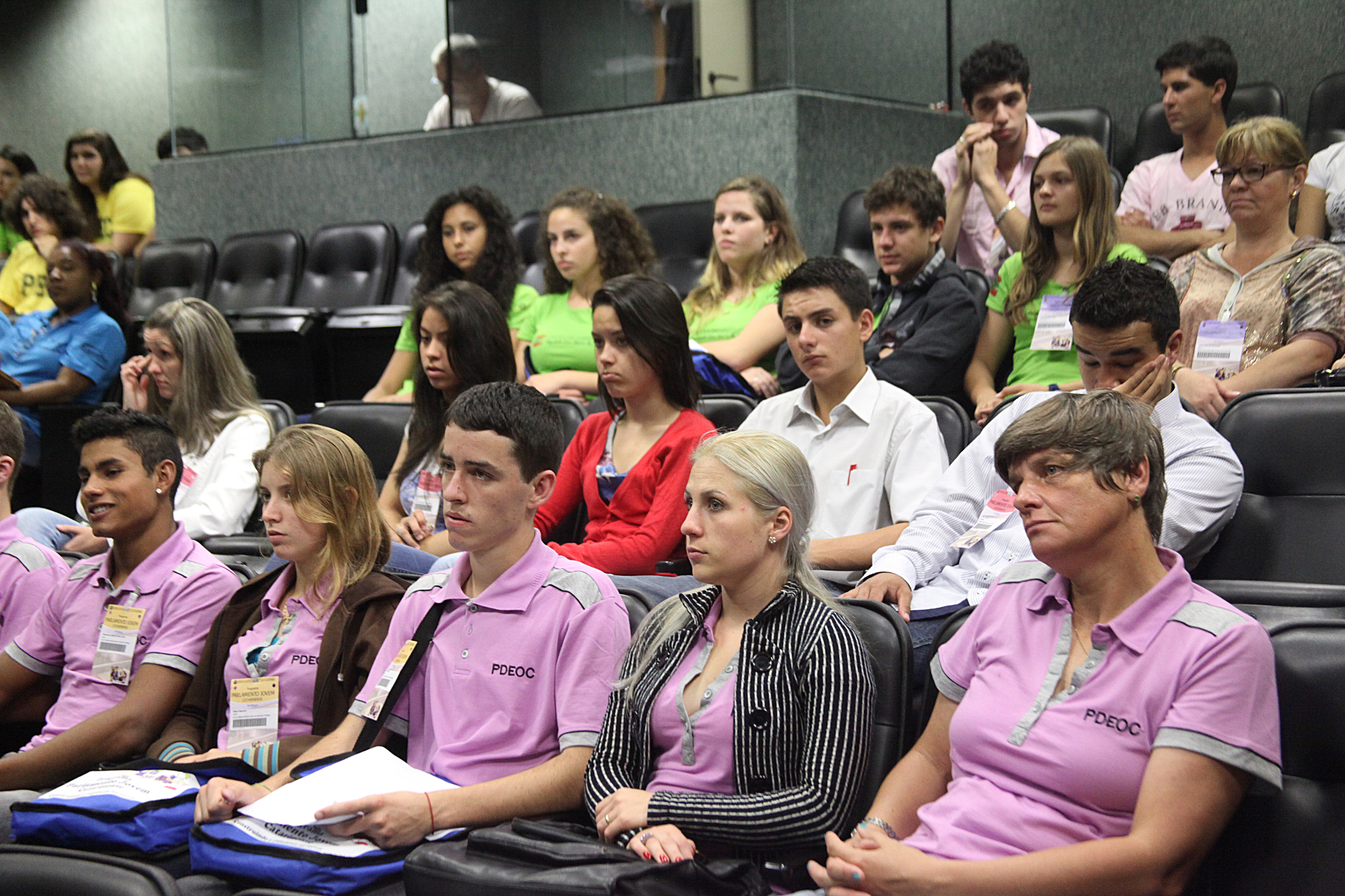 Décima sexta edição do Parlamento Jovem Catarinense. Foto: Leonardo Gonçalves / Agência AL