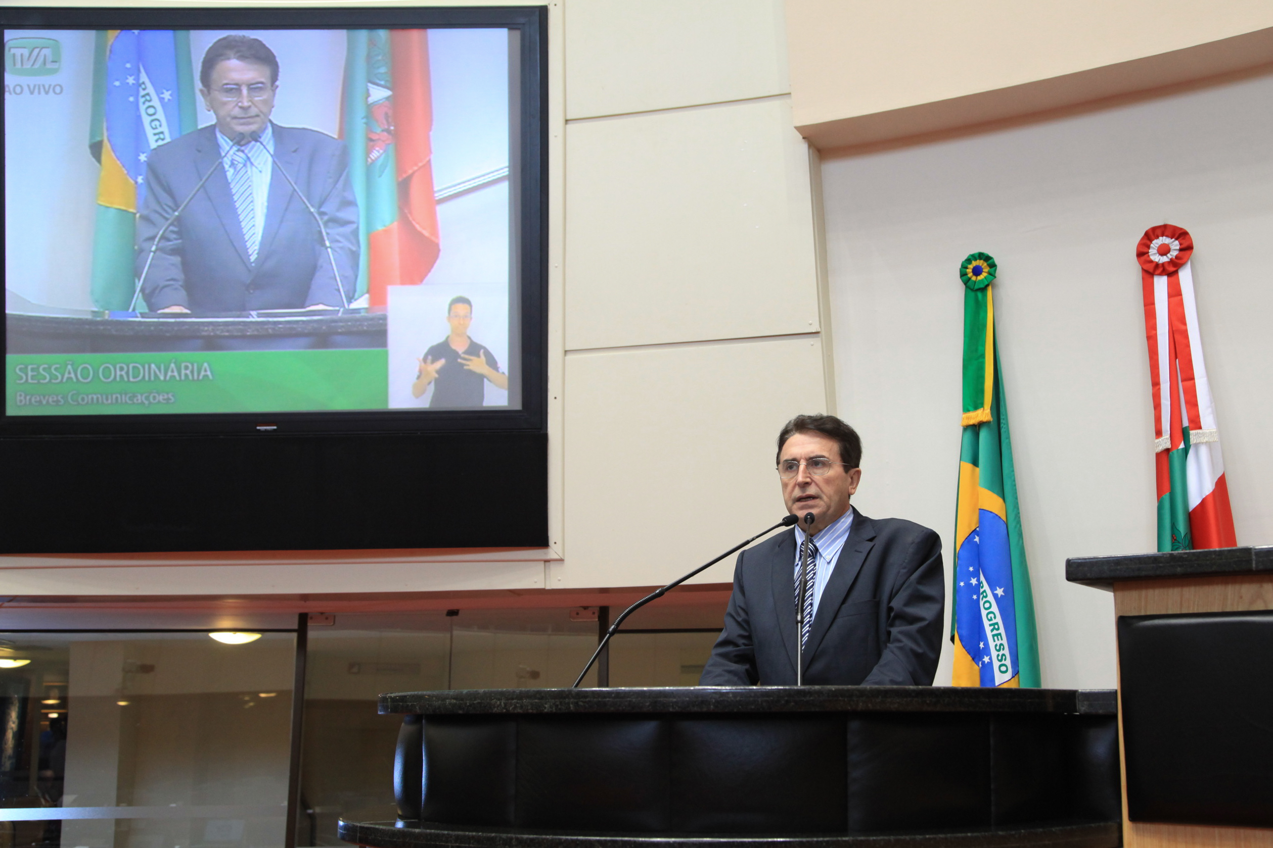 Dep. Antônio Aguiar - Sessão Ordinária - Foto: Juliana Stadnik / Agência AL