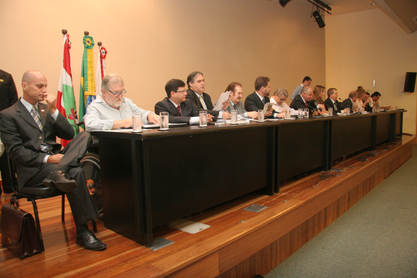 Audiência Pública - Debate sobre projetos de lei complementares da Polícia Civil e Militar. Foto: Eduardo Guedes de Oliveira / Agência AL.