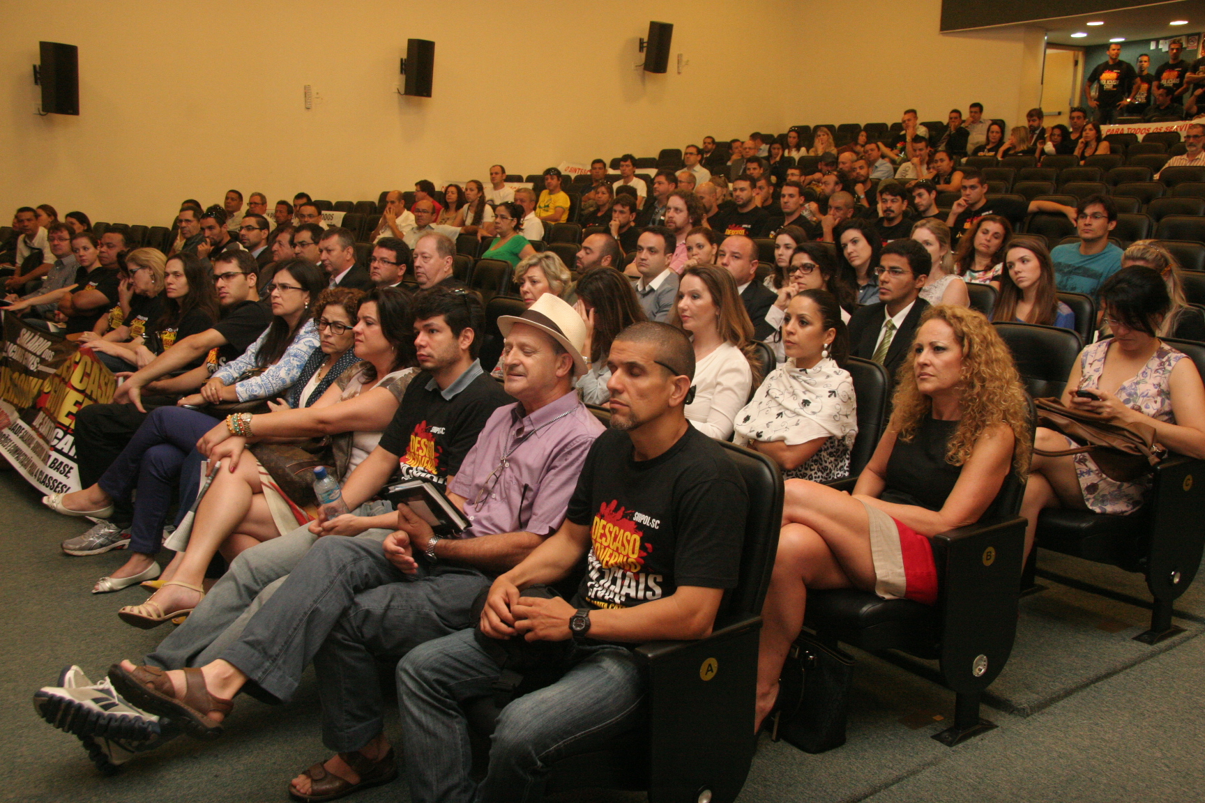 Audiência Pública - Debate sobre projetos de lei complementares da Polícia Civil e Militar. Foto: Eduardo Guedes de Oliveira / Agência AL.