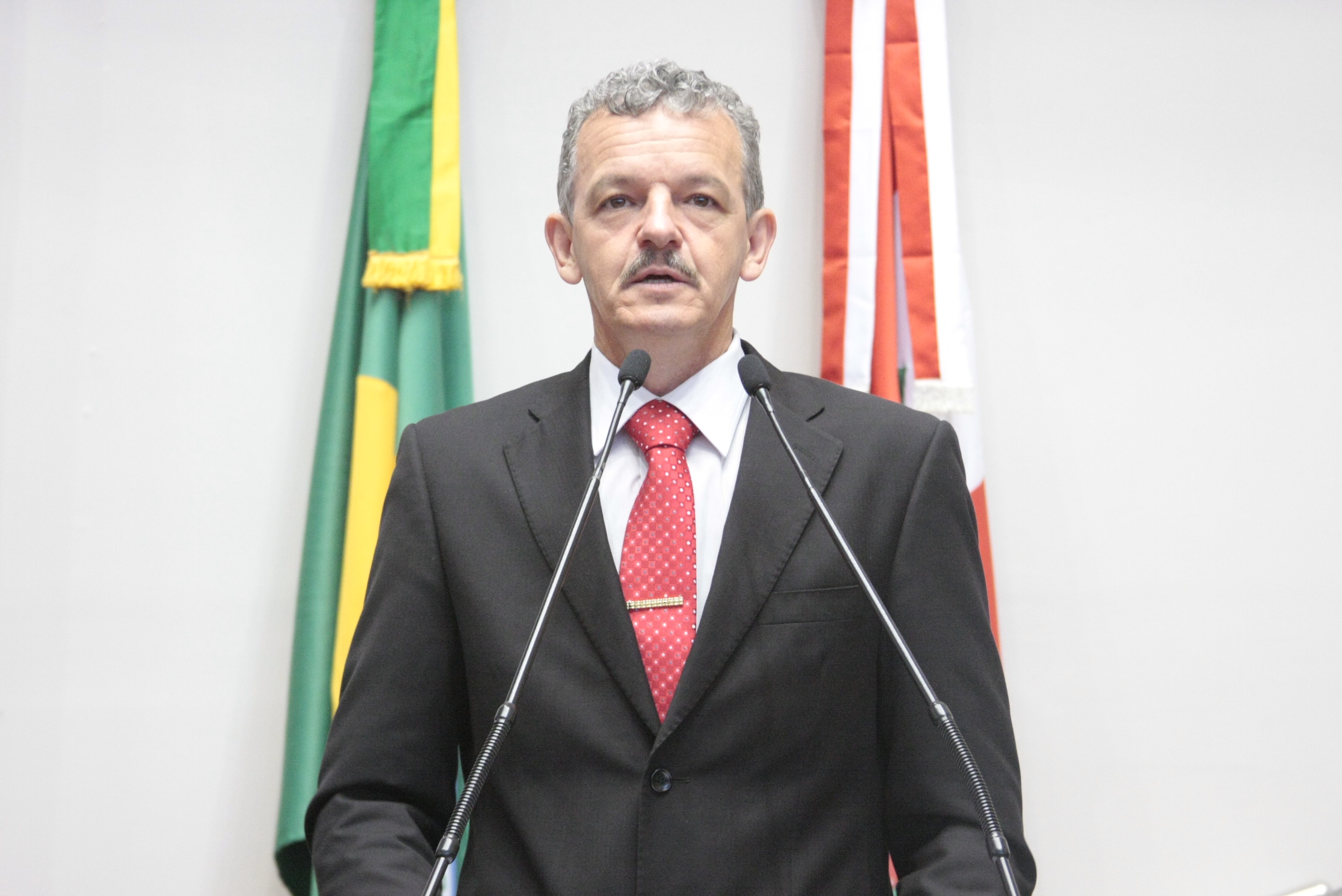 Deputado Dirceu Dresch (PT). Sessão Ordinária. Foto: Fábio Queiroz / Agência AL
