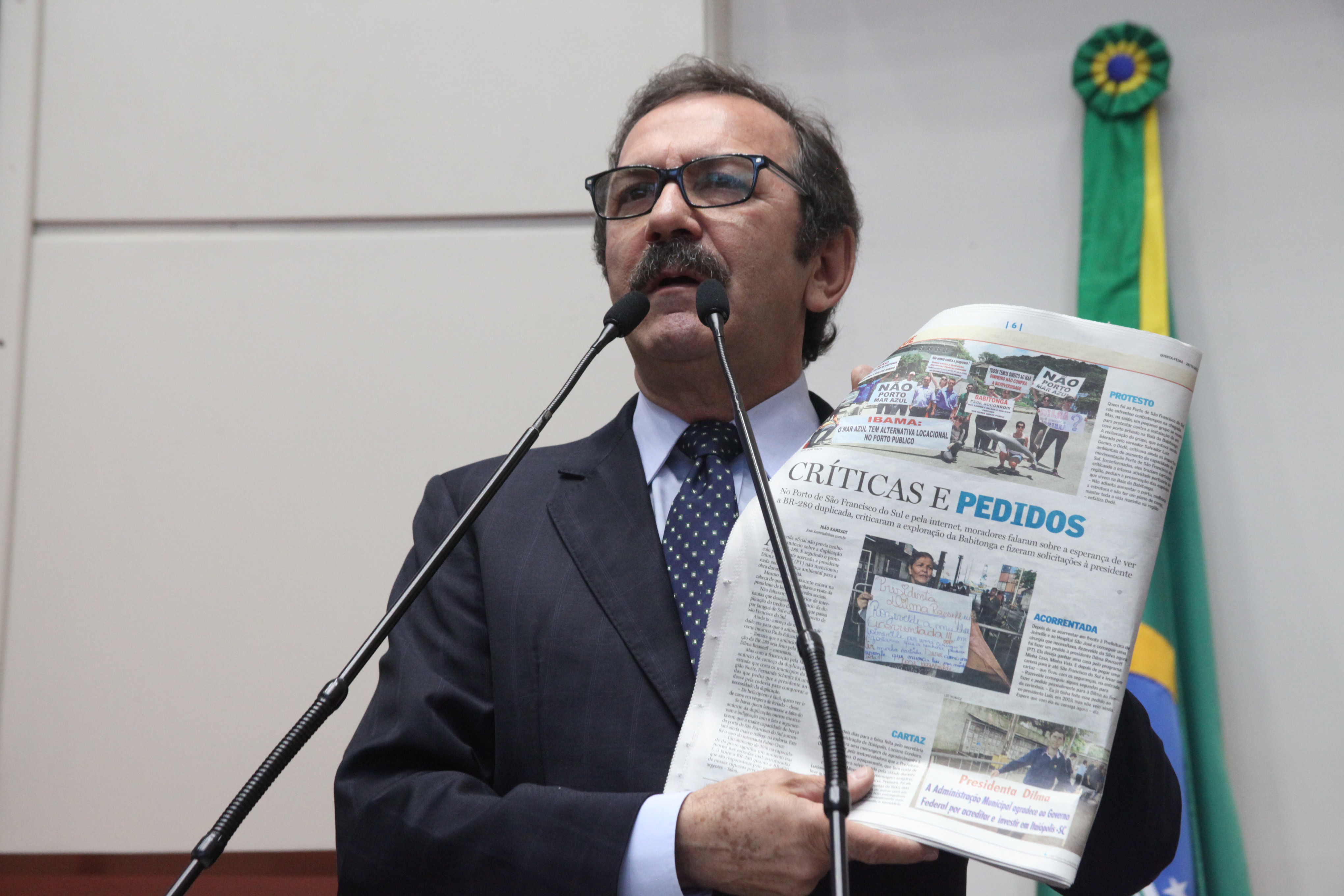 Deputado Serafim Venzon (PSDB). Sessão Ordinária. Foto: Leonardo Gonçalves / Agência AL