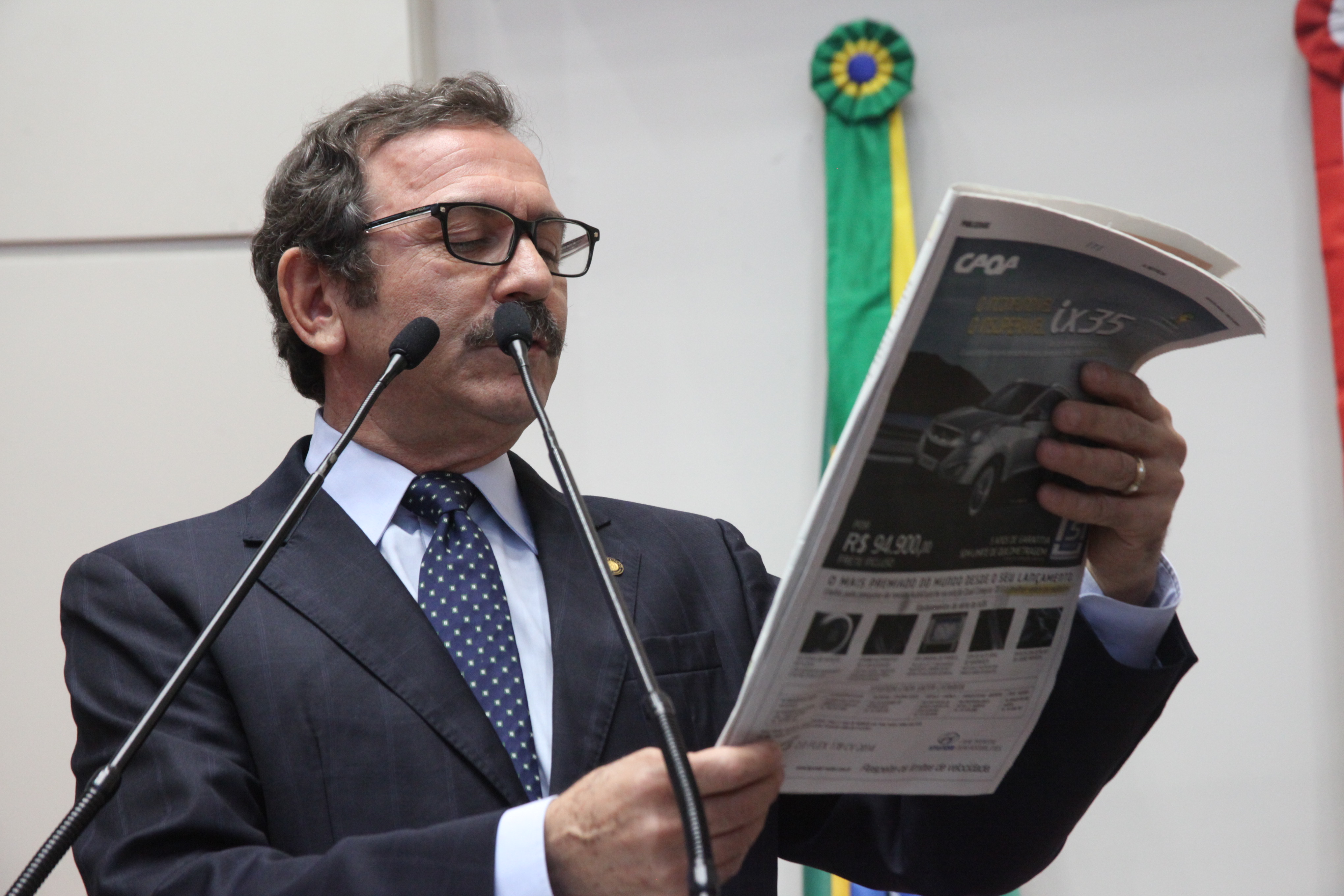 Deputado Serafim Venzon (PSDB). Sessão Ordinária. Foto: Leonardo Gonçalves / Agência AL