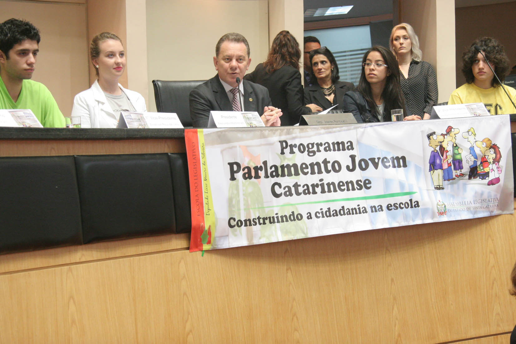 16º Edição do Programa Parlamento Jovem Catarinense. Foto: Eduardo Guedes de Oliveira /Agência AL