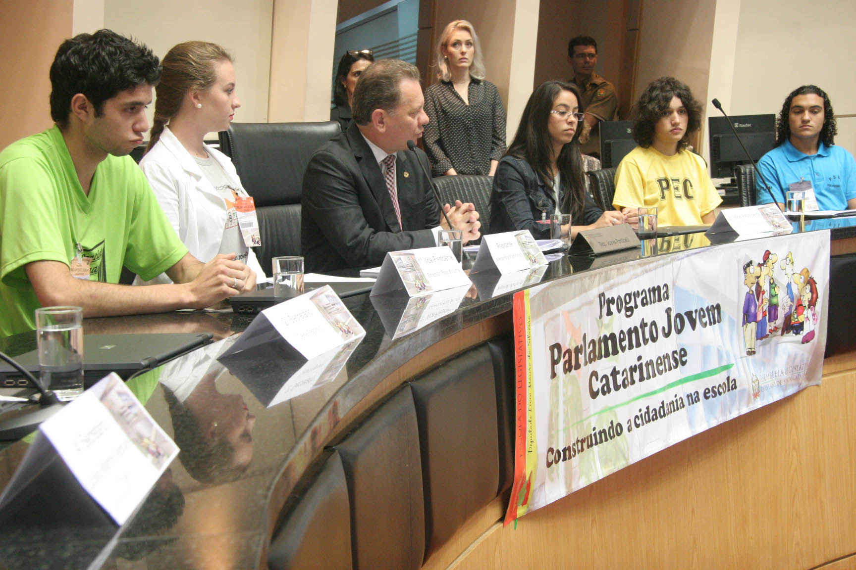 16º Edição do Programa Parlamento Jovem Catarinense. Foto: Eduardo Guedes de Oliveira /Agência AL