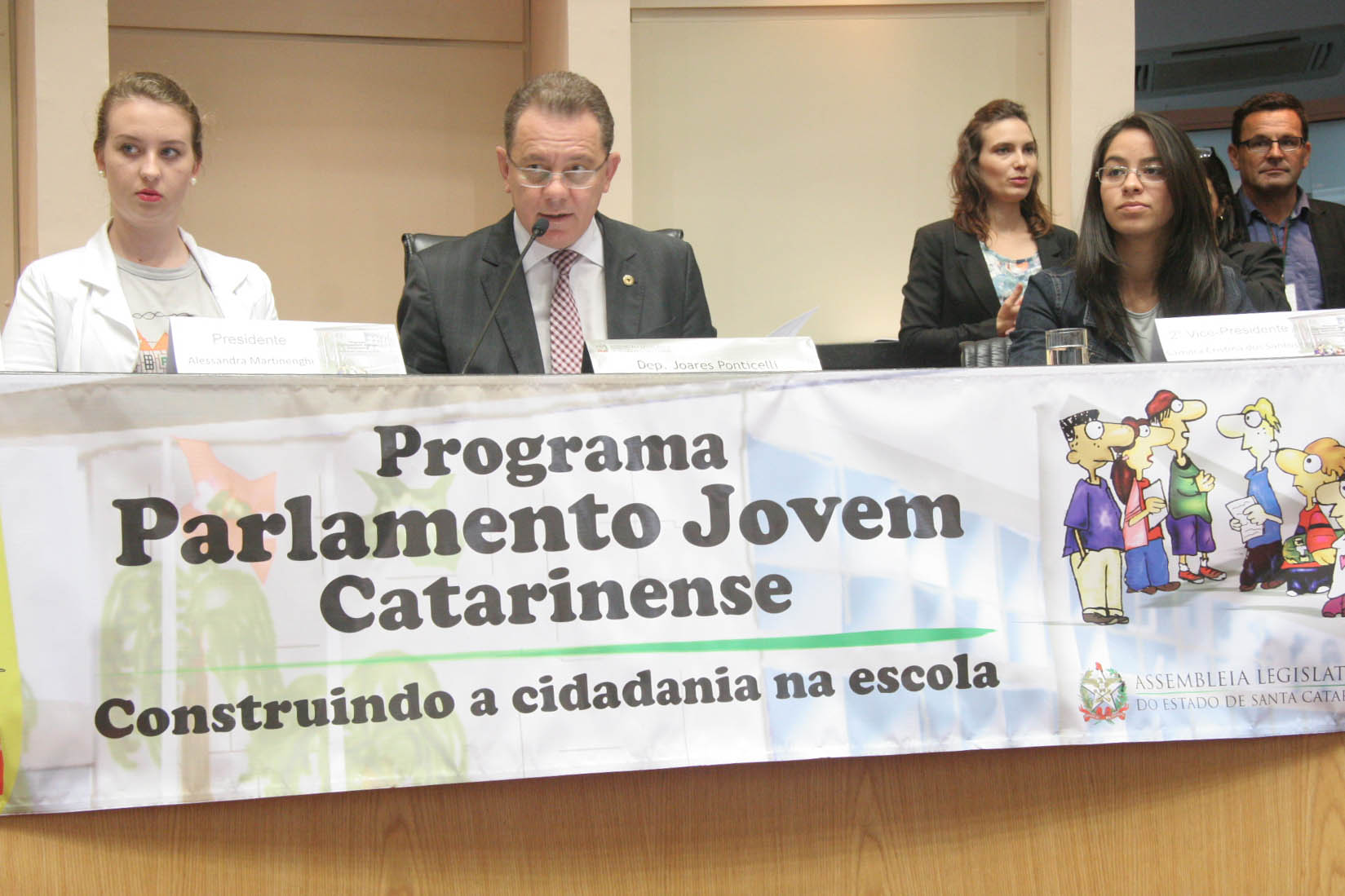16º Edição do Programa Parlamento Jovem Catarinense. Foto: Eduardo Guedes de Oliveira /Agência AL