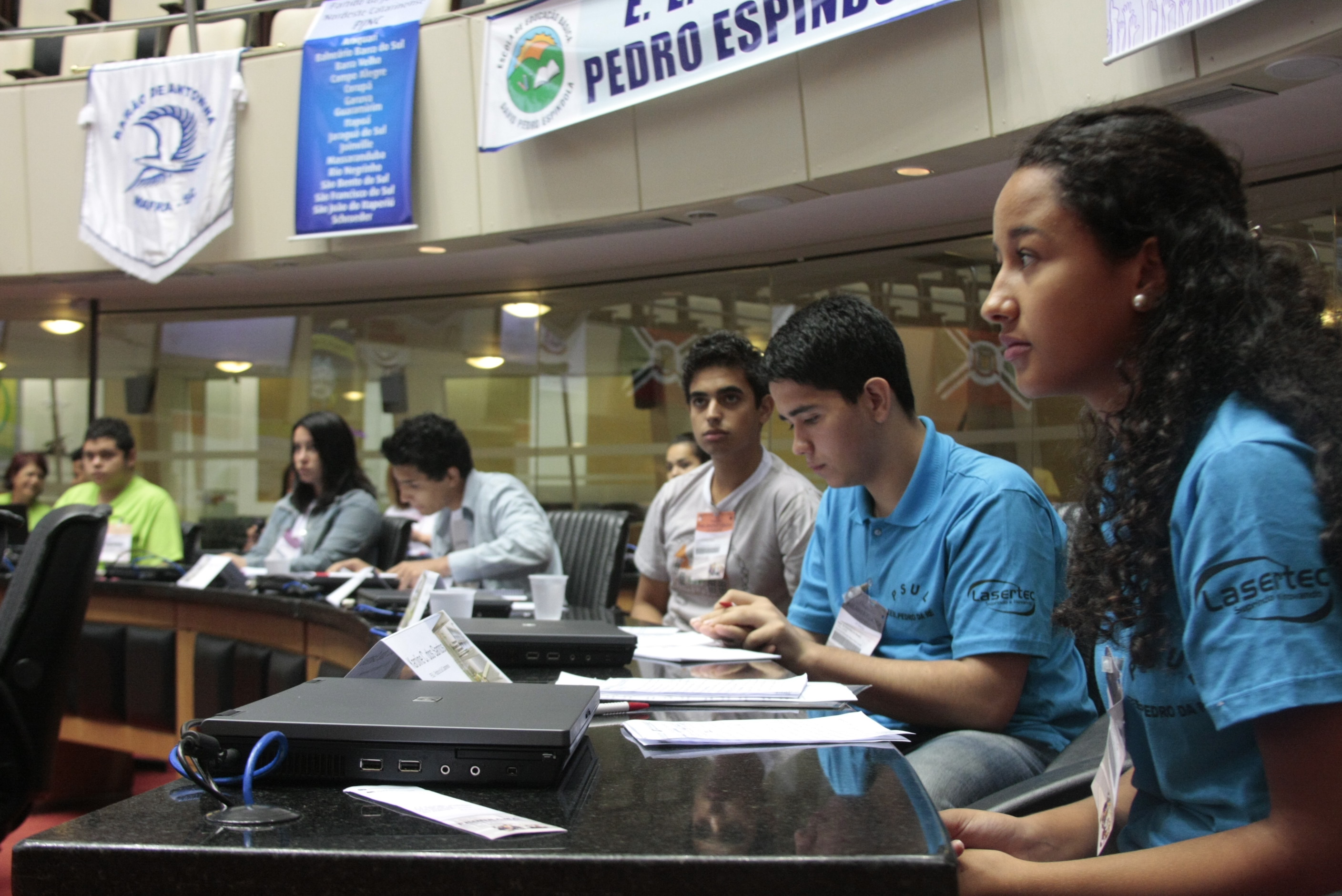16ª Edição do Programa Parlamento Jovem Catarinense - Plenário Osni Régis. Fotos: Leonardo Gonçalves / Agencia AL