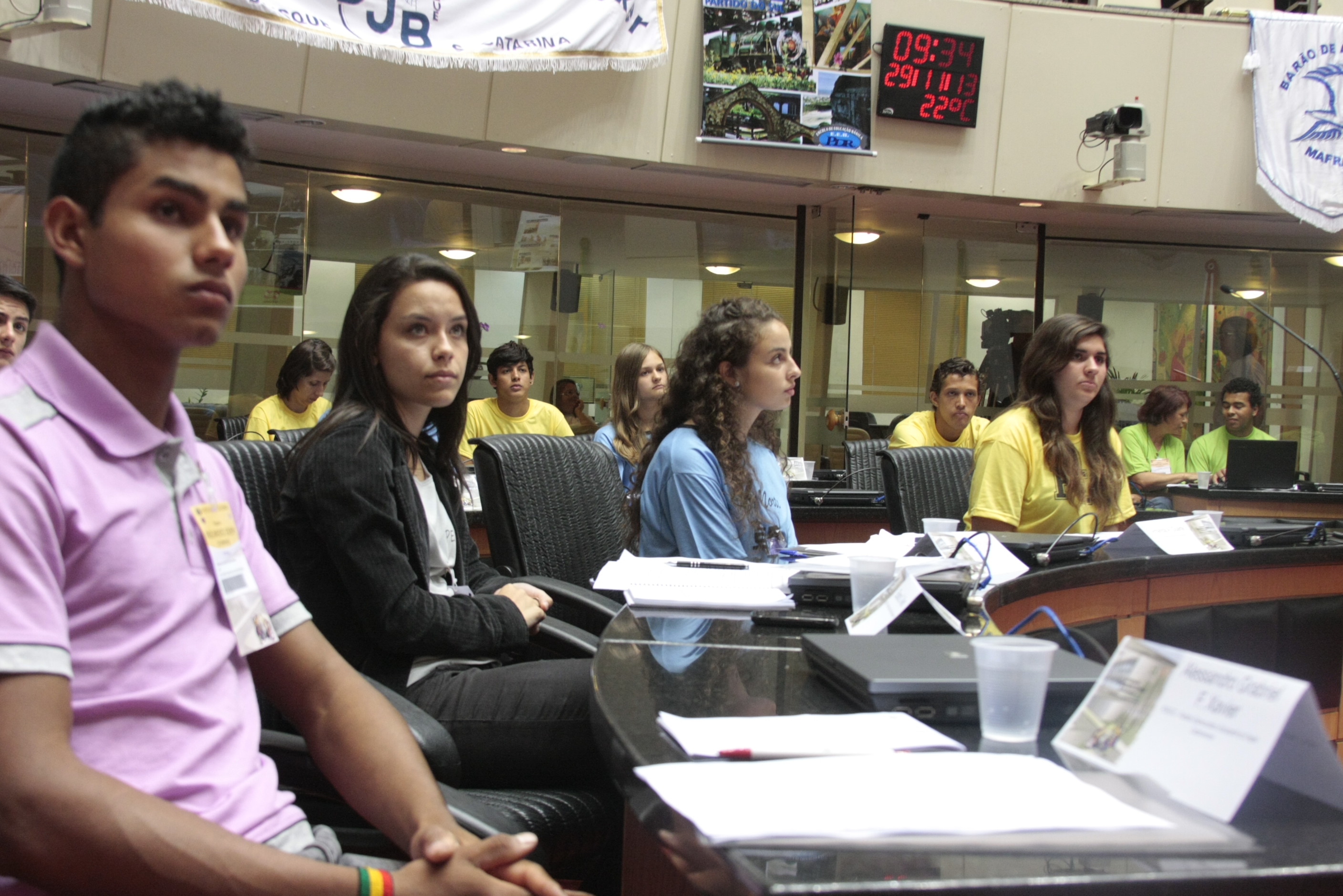 16ª Edição do Programa Parlamento Jovem Catarinense - Plenário Osni Régis. Fotos: Leonardo Gonçalves / Agencia AL