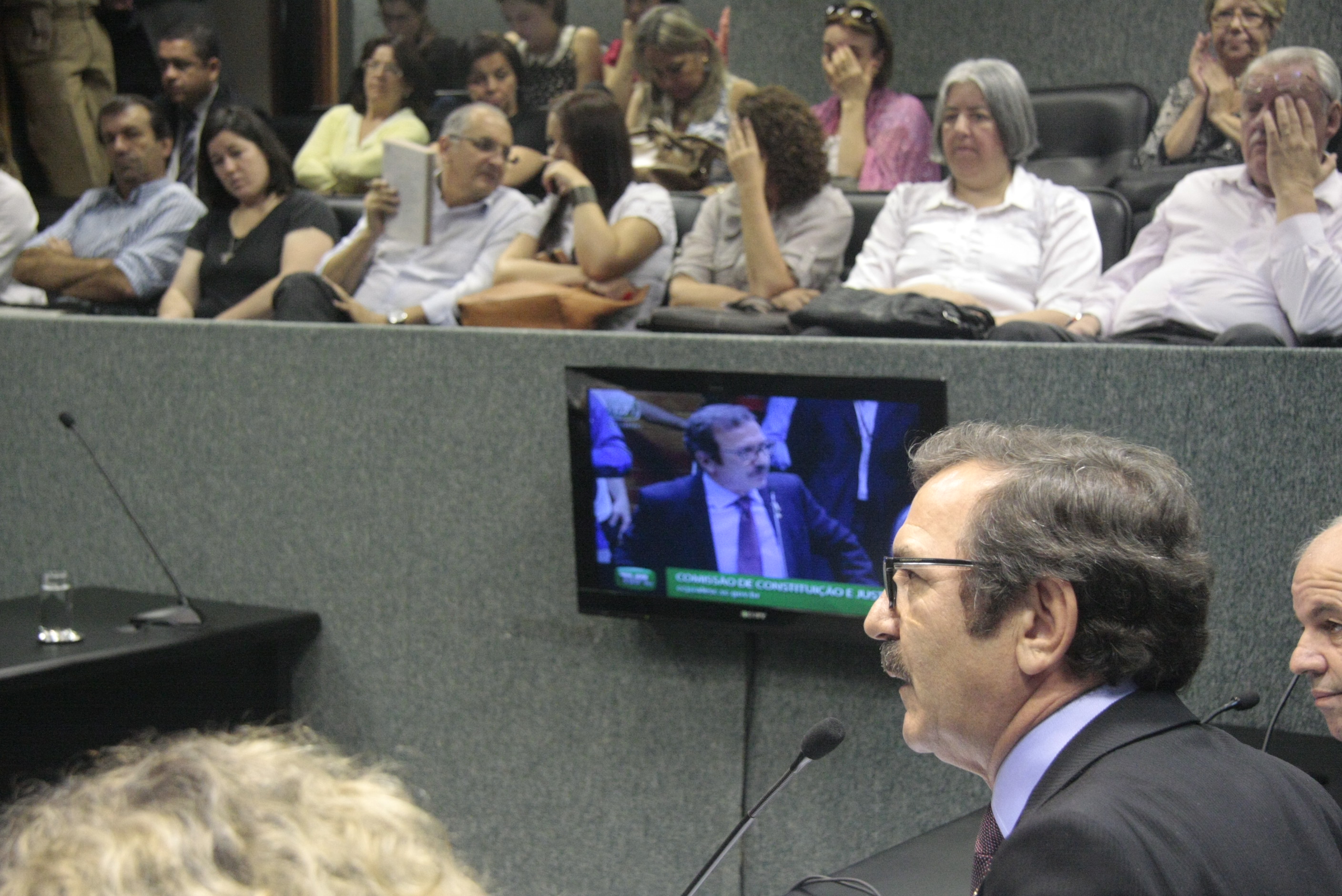 Reunião da Comissão de Constituição e Justiça. Foto: Fábio Queiroz / Agência AL