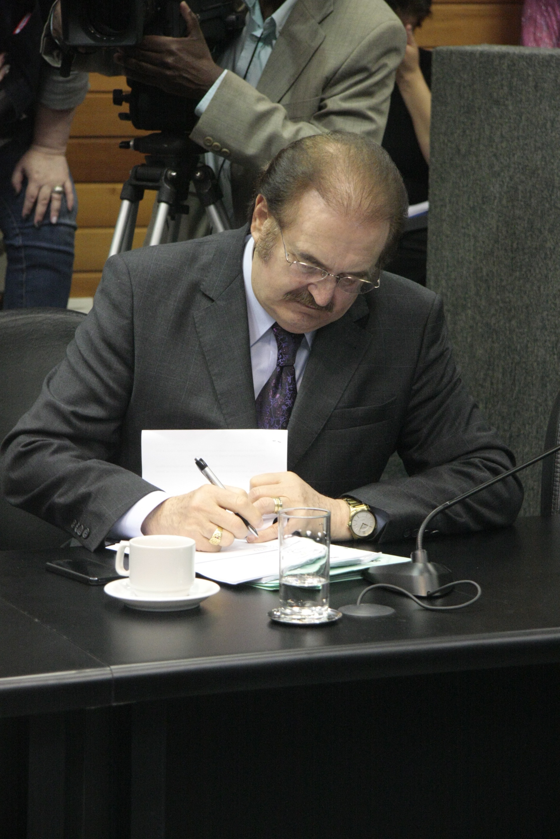 Deputado Narcizo Parisotto (PTB). Reunião da Comissão de Constituição e Justiça. Foto: Fábio Queiroz / Agência AL