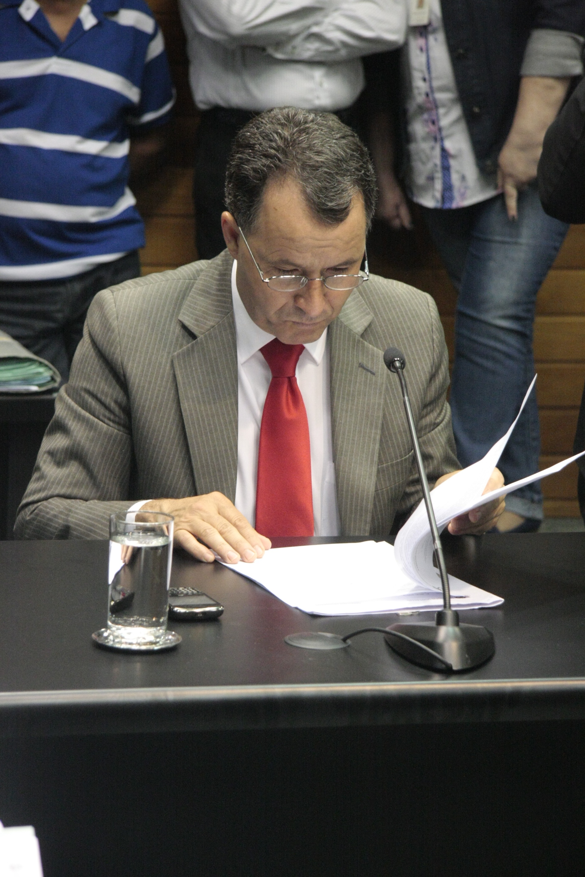 Deputado Darci de Matos (PSD). Reunião da Comissão de Constituição e Justiça. Foto: Fábio Queiroz / Agência AL