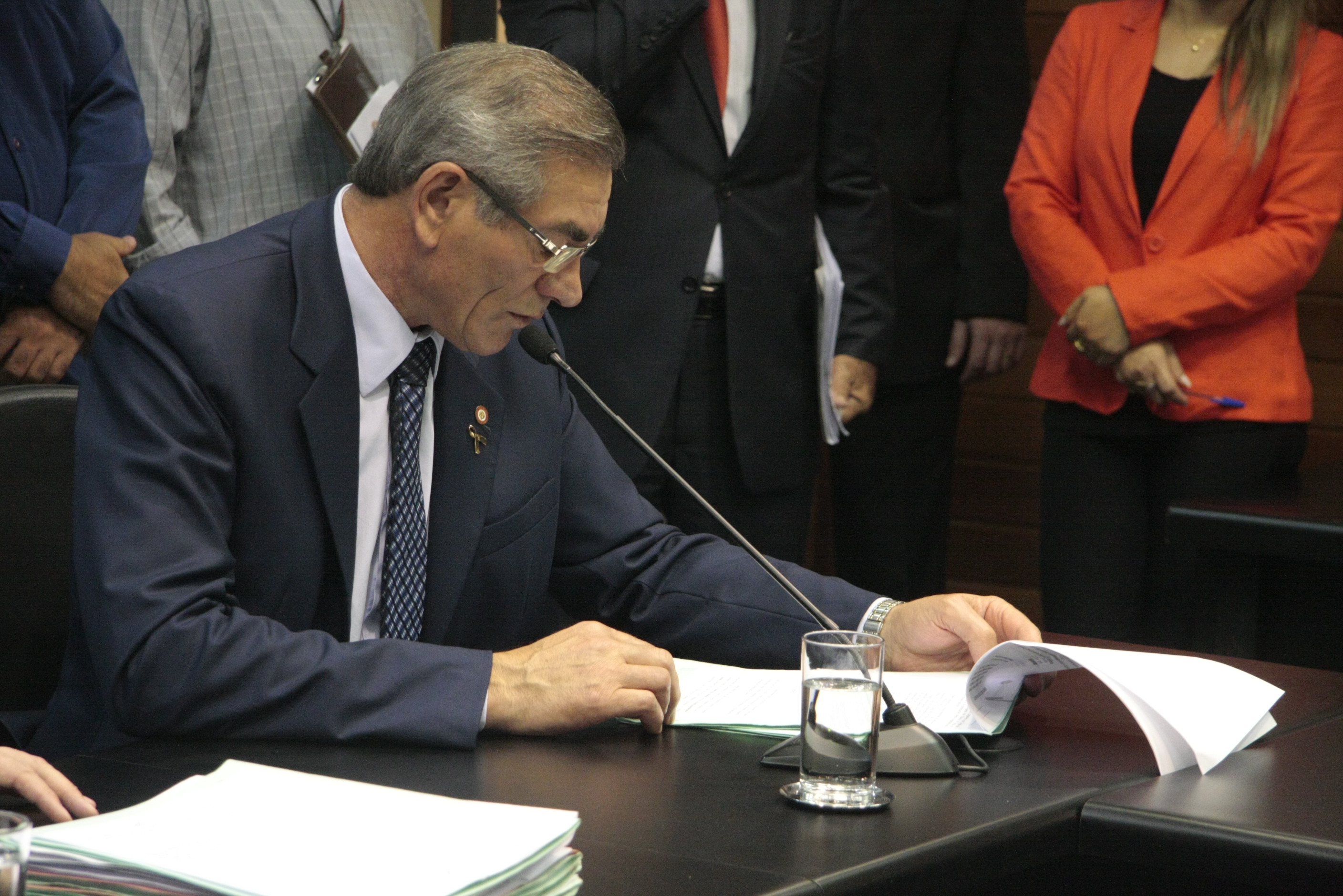 Reunião da Comissão de Constituição e Justiça. Foto: Fábio Queiroz / Agência AL