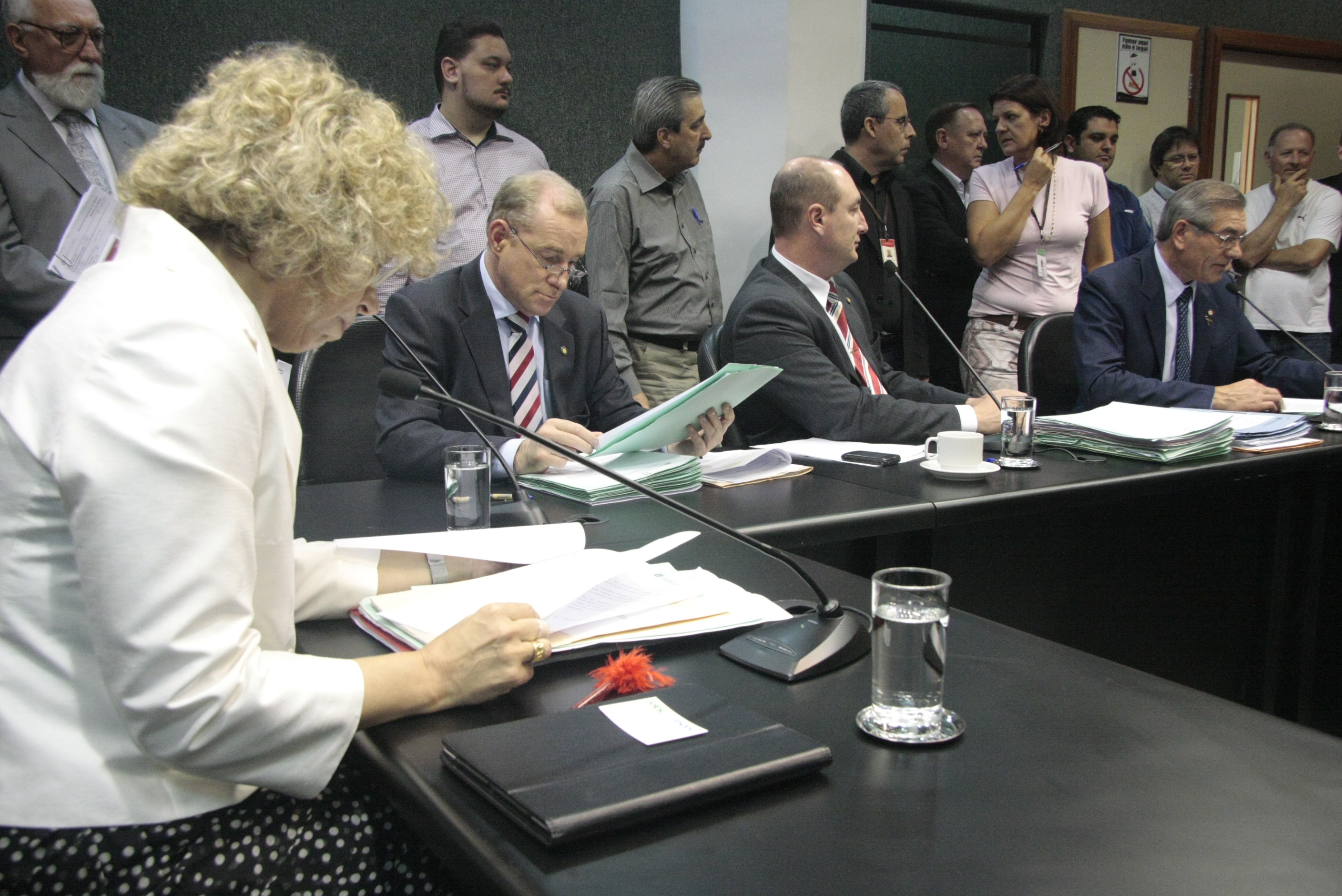 Reunião da Comissão de Constituição e Justiça. Foto: Fábio Queiroz / Agência AL