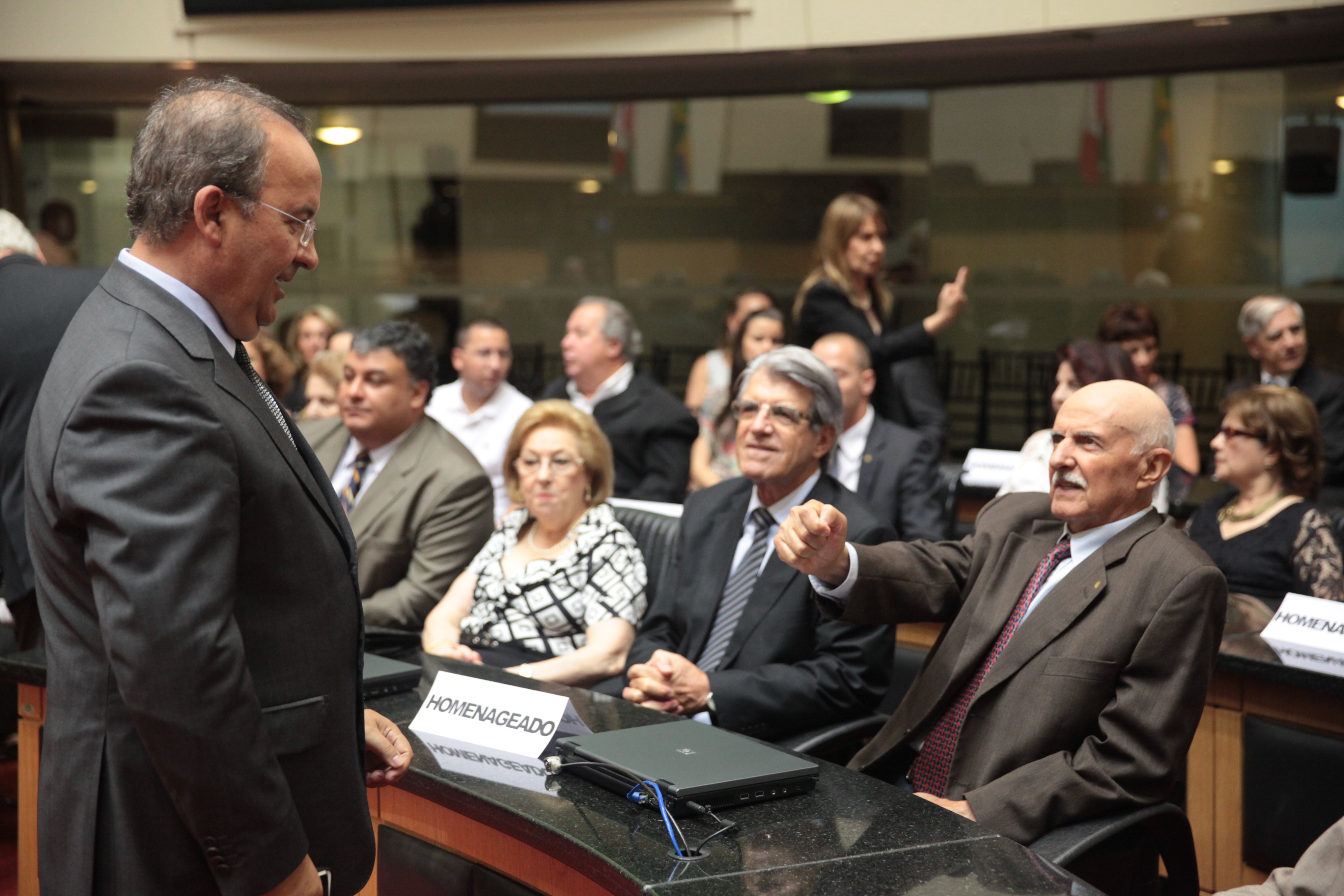Homenagem aos Ex-Presidentes da Assembleia Legislativa de Santa Catarina - Foto: Lucas Gabriel Diniz